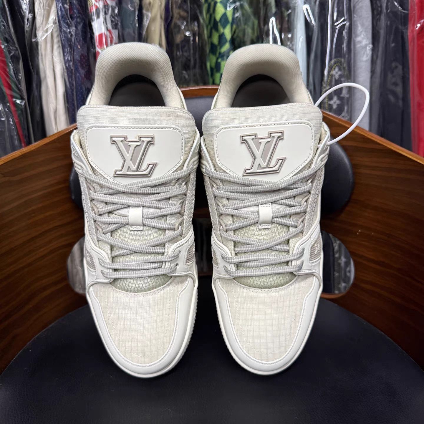 Louis Vuitton LV Trainer SS26 Grey Cement Ski Sneakers K15 Size US 7 / EU 40 - 5 Thumbnail