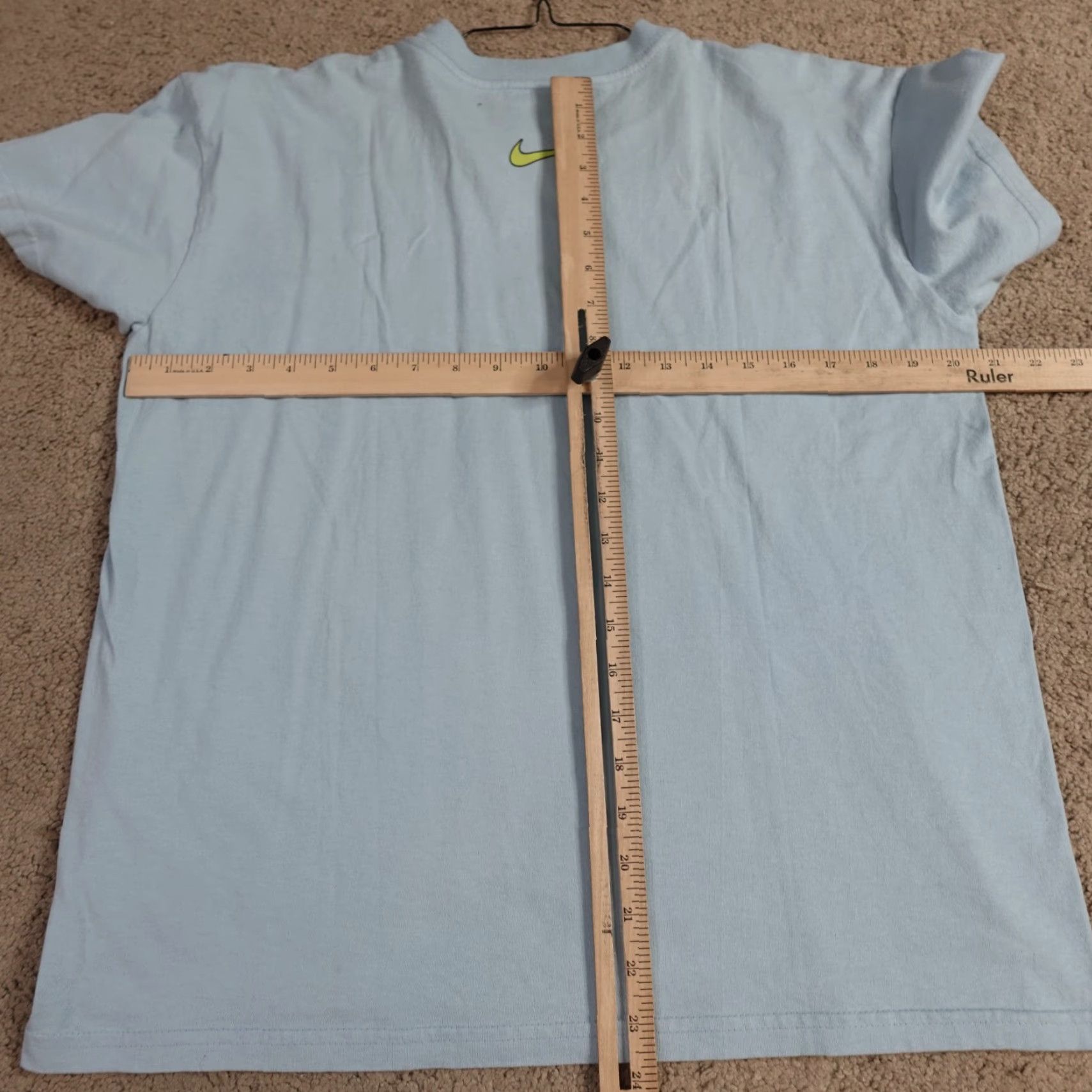 Nike VINTAGE Nike Shirt Women L Blue Double Sided Center Swoosh Back Feminist Size L / US 10 / IT 46 - 4 Thumbnail