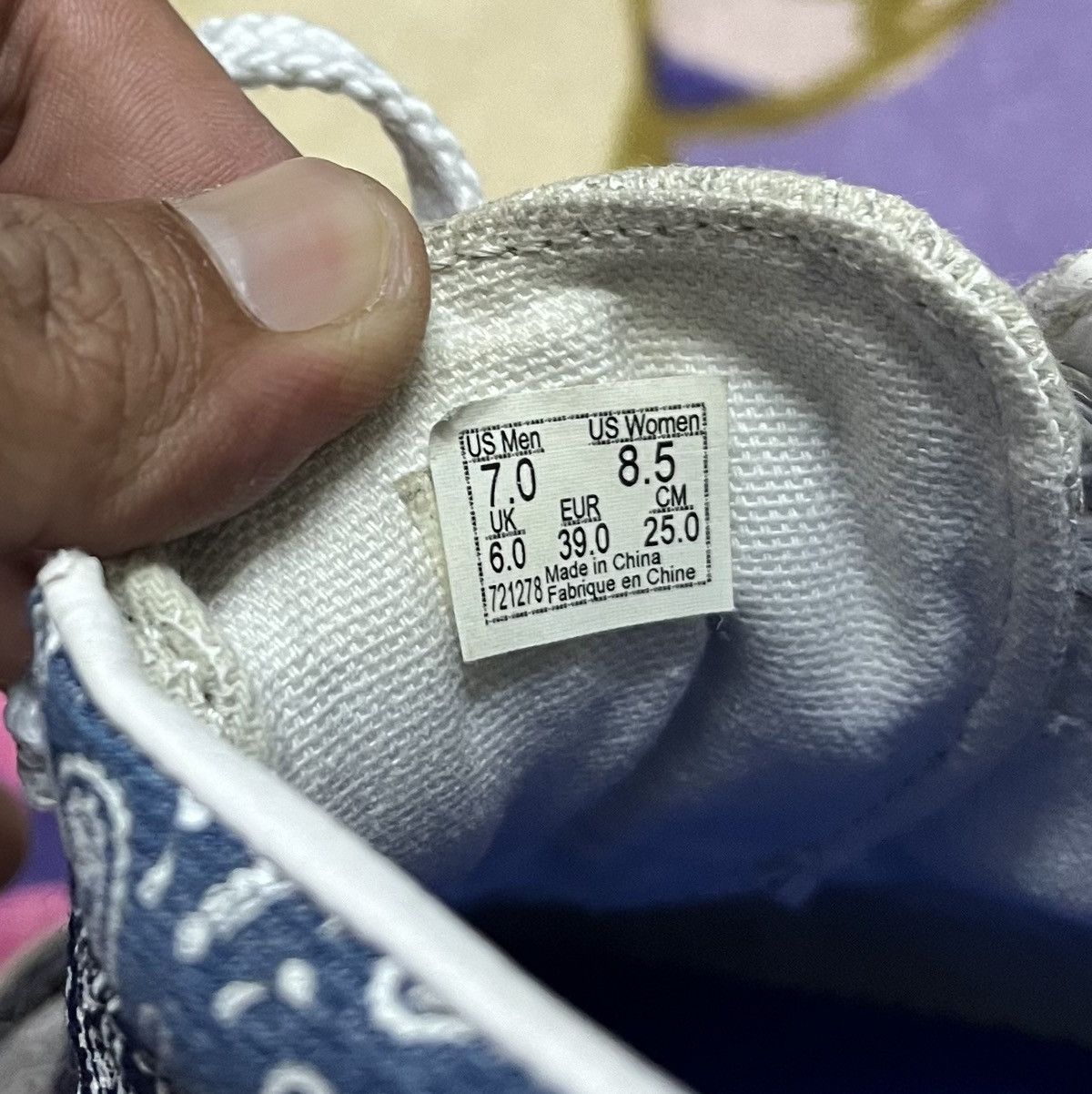 Vans VANS Bold Bandana Shoes Size US 6 / EU 39 - 7 Thumbnail