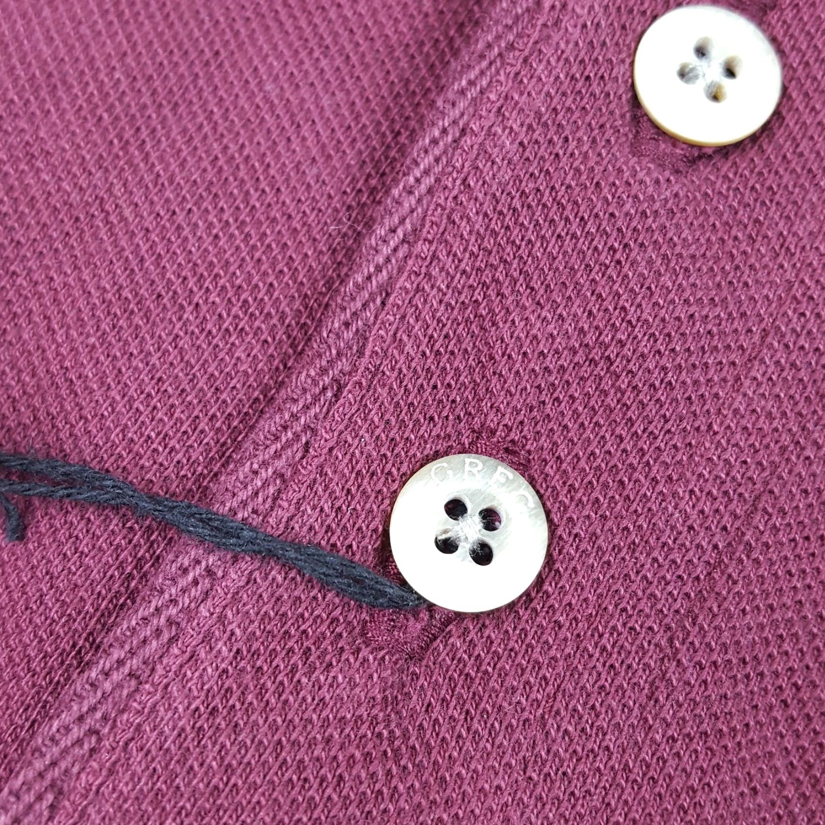 Reebok VTG 90s Greg Norman Golf Men's Size Medium Reebok Short Sleeve Maroon Polo Shirt Size US M / EU 48-50 / 2 - 5 Thumbnail