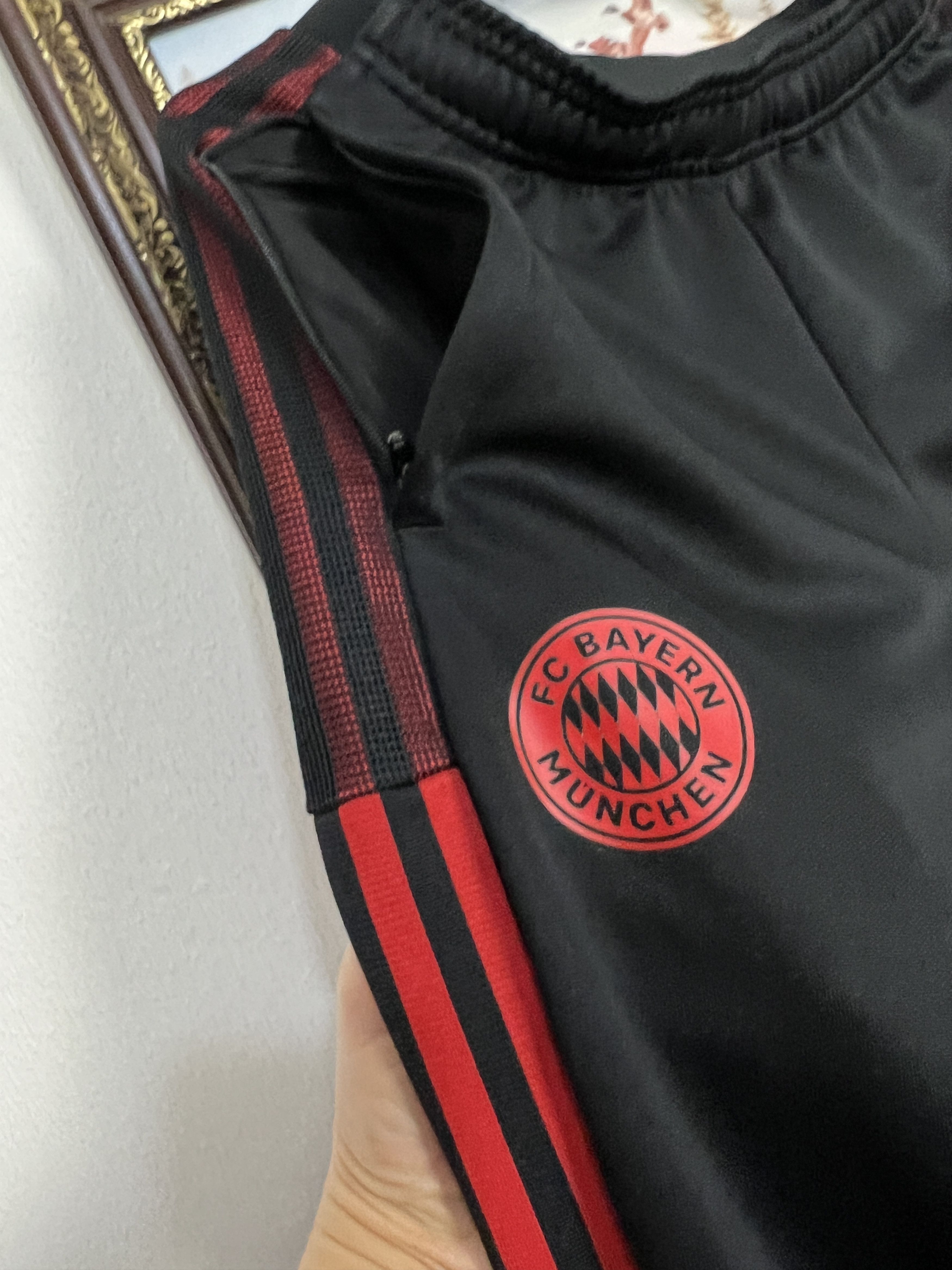 Adidas Bayern Munich Football Train Slim Athletic Pants Sweatpants Size US 30 / EU 46 - 4 Thumbnail