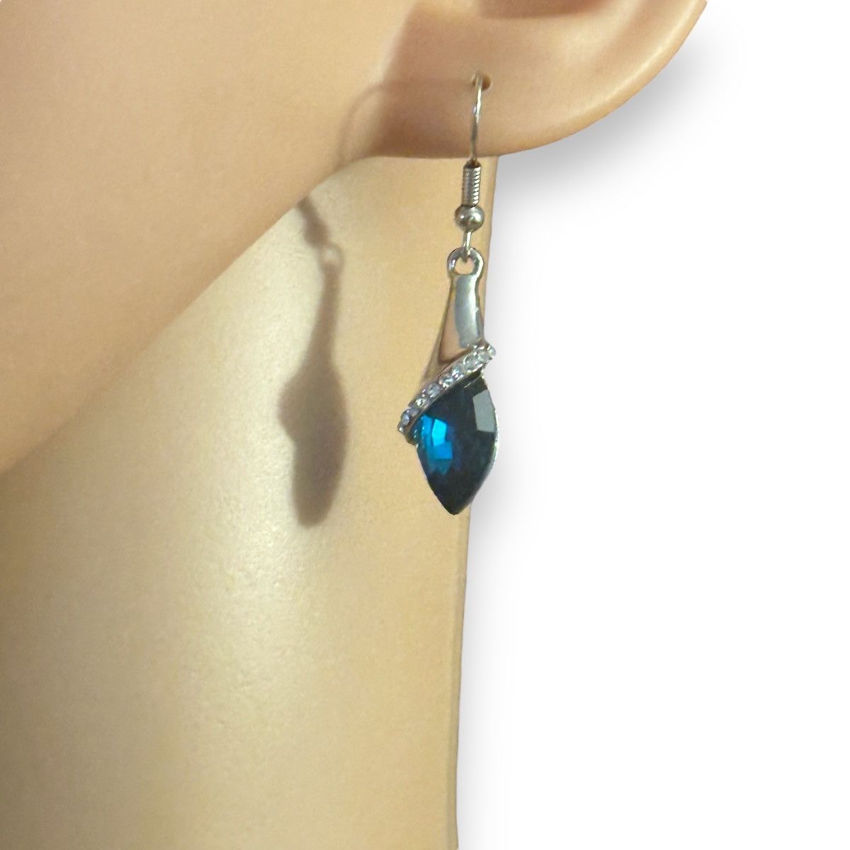 Other Teal marquise gemstone dangle earrings Size ONE SIZE - 2 Thumbnail