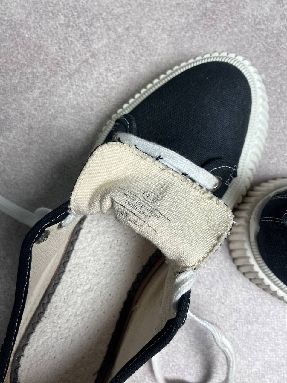 AMI AMI Canvas Top Low Sneakers US 10/EUR 43 Size US 10 / EU 43 - 5 Thumbnail