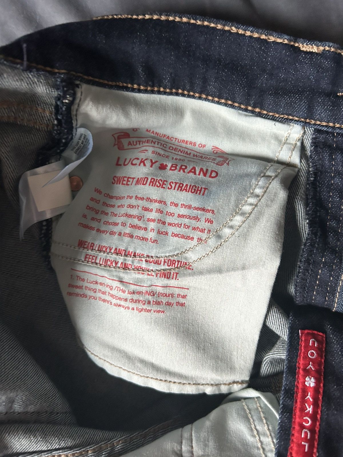Lucky Brand Lucky brand sweet mid rise straight Size 28" / US 6 / IT 42 - 4 Thumbnail