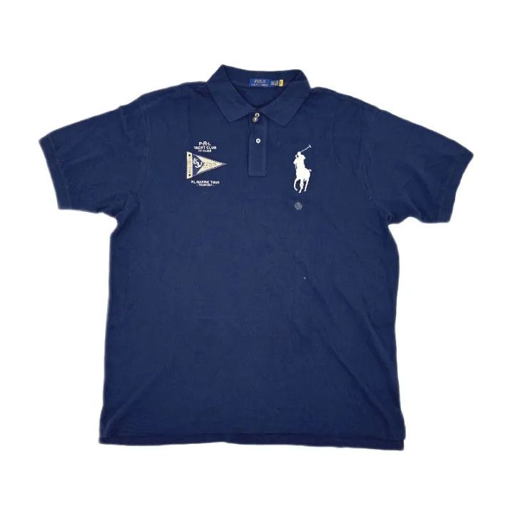 Polo Ralph Lauren Polo Ralph Lauren Big Horse Embroidery Short Sleeve Polo Size US XL / EU 56 / 4 - 1 Thumbnail