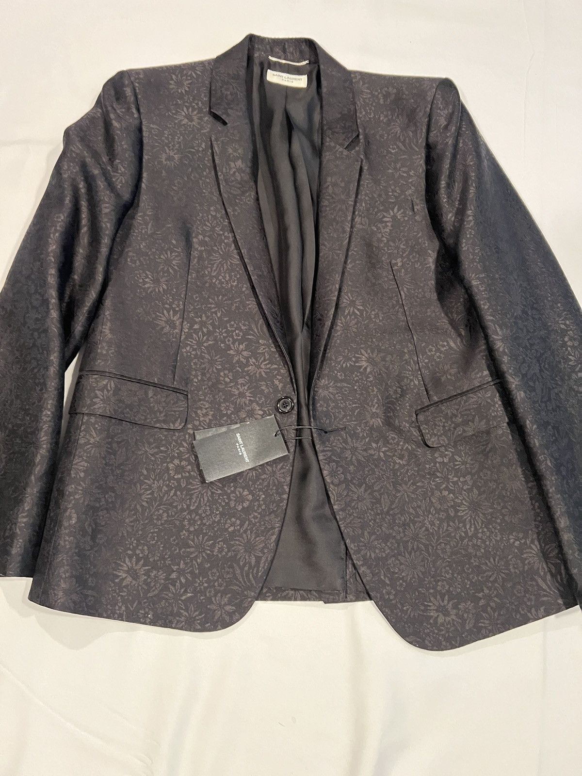 Saint Laurent Paris Saint Laurent jacquard men’s blazer. 52/42. $3650 Size 42R - 2 Thumbnail
