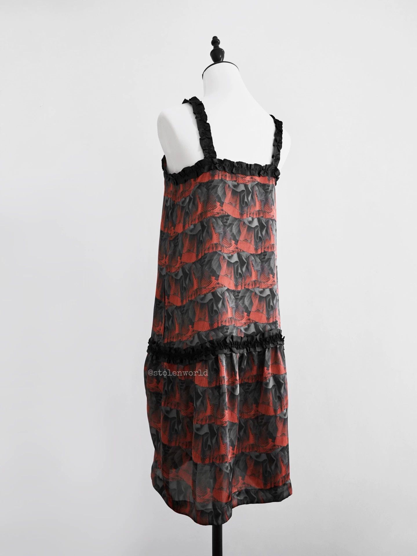Comme des Garcons Comme des Garçons Women's 08 AW Bow Lace Suspender Dress Size XS / US 0-2 / IT 36-38 - 6 Thumbnail