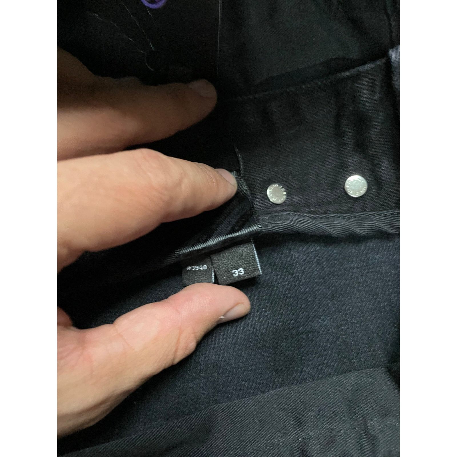 Amiri Amiri Cargo Flare Black 33 Used Size US 33 - 6 Thumbnail