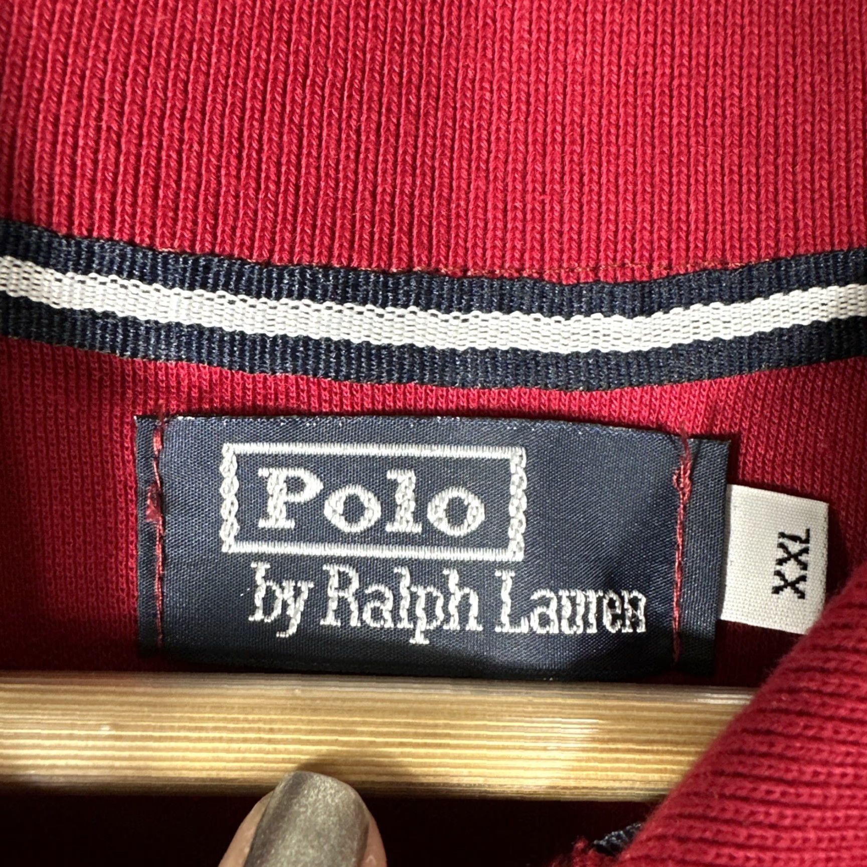 Polo Ralph Lauren VINTAGE Polo Ralph Lauren Polo Mens 2XL Red Short Sleeve Slimming Big Pony Embroidered Logo Button Collared Shirt Regular All Seasons Universal Size US XXL / EU 58 / 5 - 4 Thumbnail