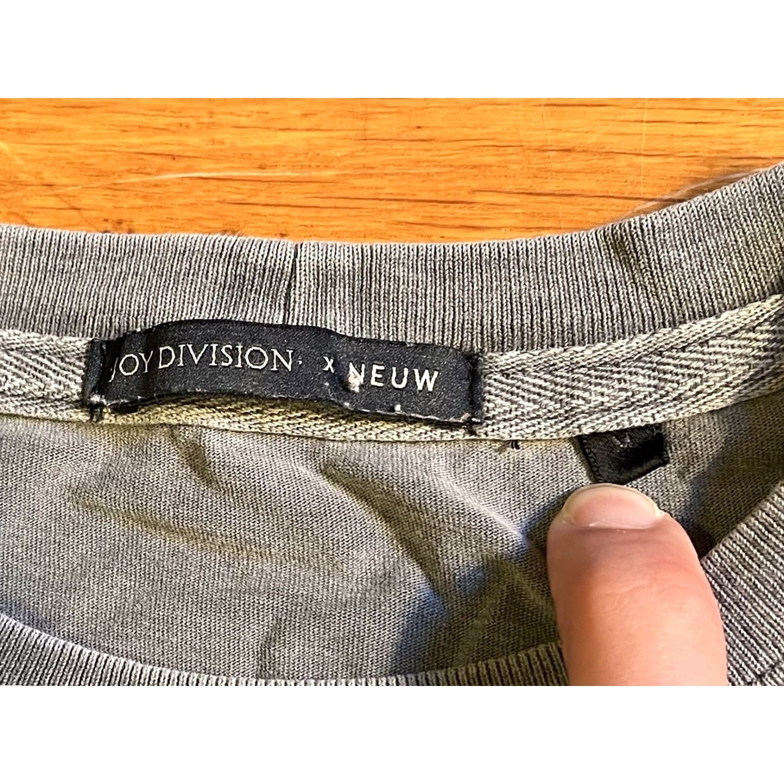 Vintage Neuw Denim Joy Division Love Will Tear Us Apart Shirt Men’s M Grey | T-Shirt | Men | M | Grey | Band Music Rock | 90s Concert Theme Size US M / EU 48-50 / 2 - 4 Thumbnail