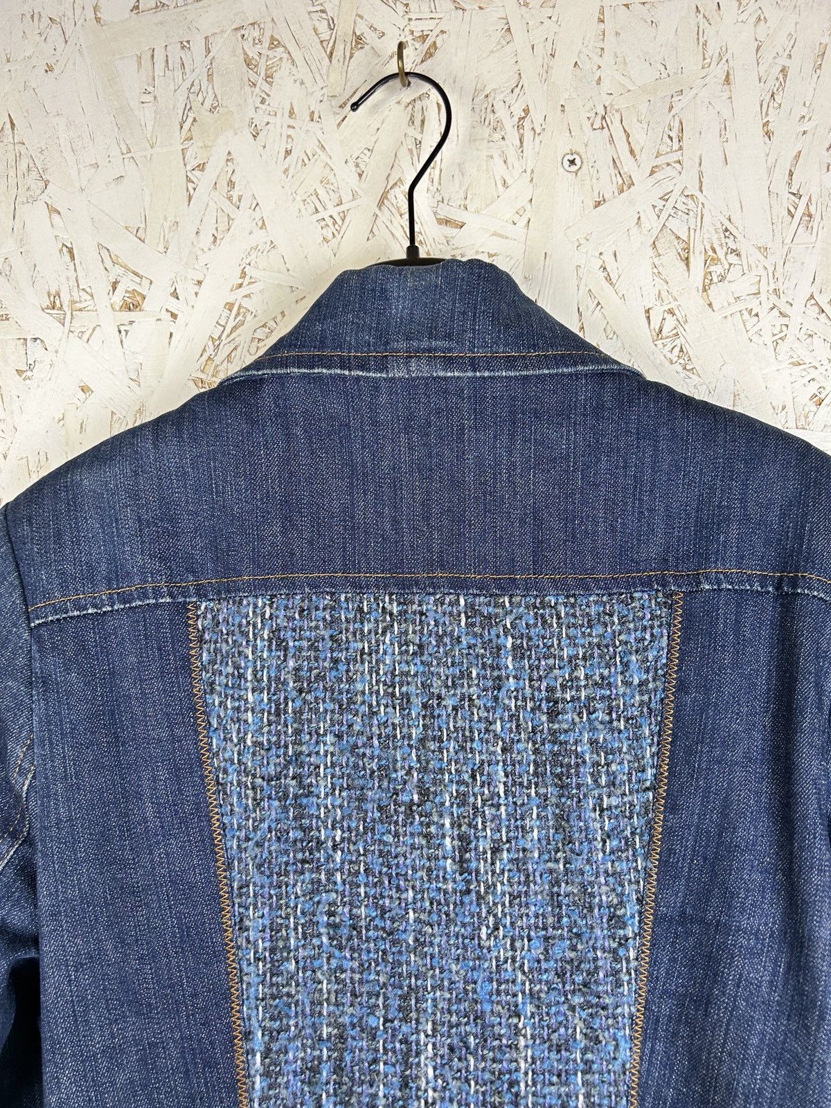 Dolce & Gabbana Vintage Dolce & Gabbana Denim Tweed Coat & Skirt Set M 30/44 Size M / US 6-8 / IT 42-44 - 7 Thumbnail