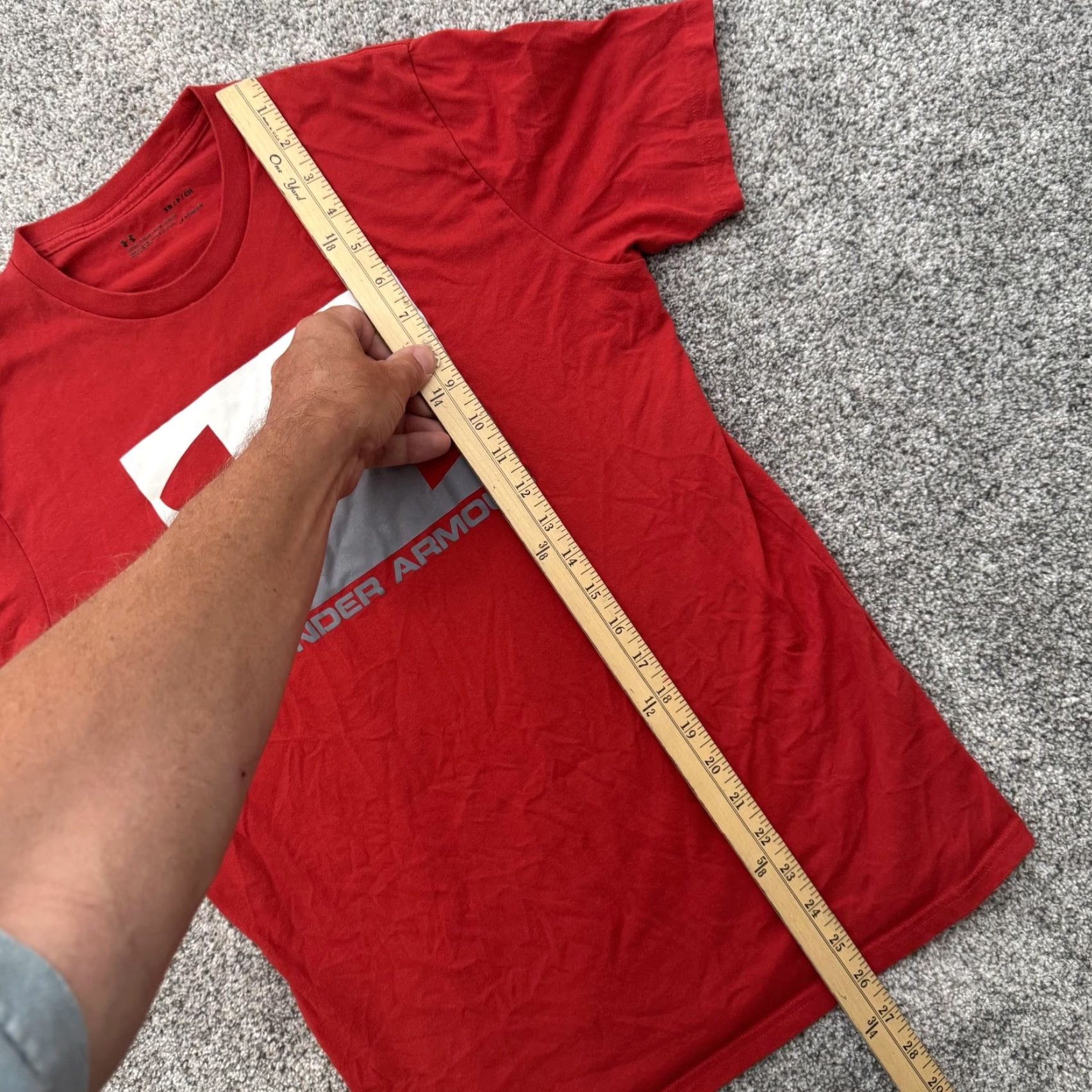 Under Armour Under Armour Shirt Mens Small Red HeatGear SS 2020 Logo Graphic Athletic Tee Size US S / EU 44-46 / 1 - 4 Thumbnail