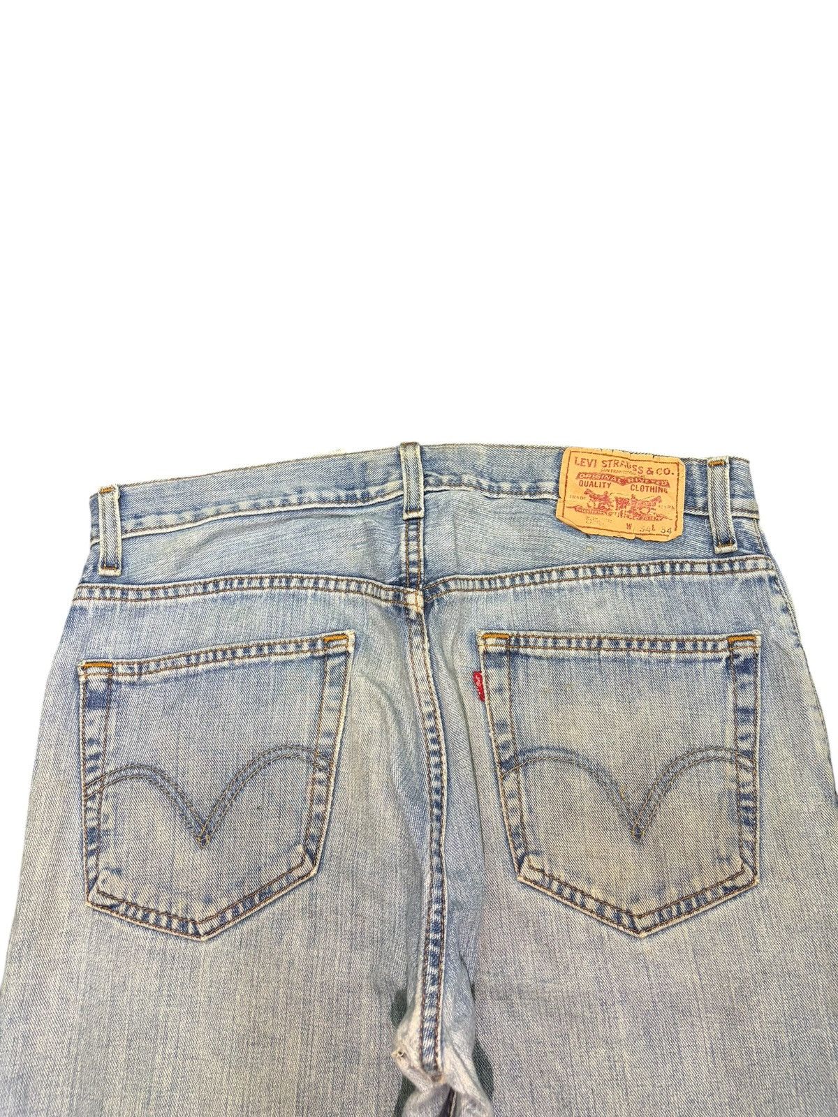 Levi's Vintage 90s Levis 559 Mud Wash Distress Baggy Jeans Size US 34 / EU 50 - 4 Thumbnail