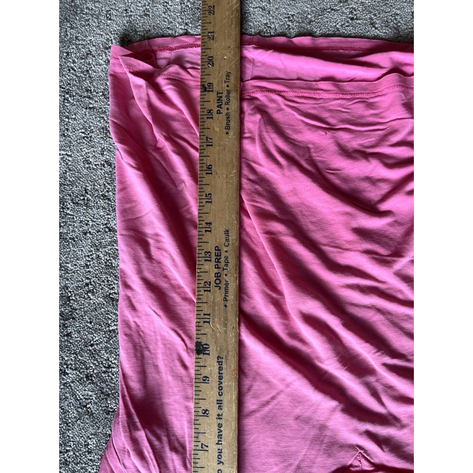 Zara VINTAGE Zara S V-Neck Tee Women's Shirt Small Pink Solid 90s Concert Womens Size 28" / US 6 / IT 42 - 5 Thumbnail