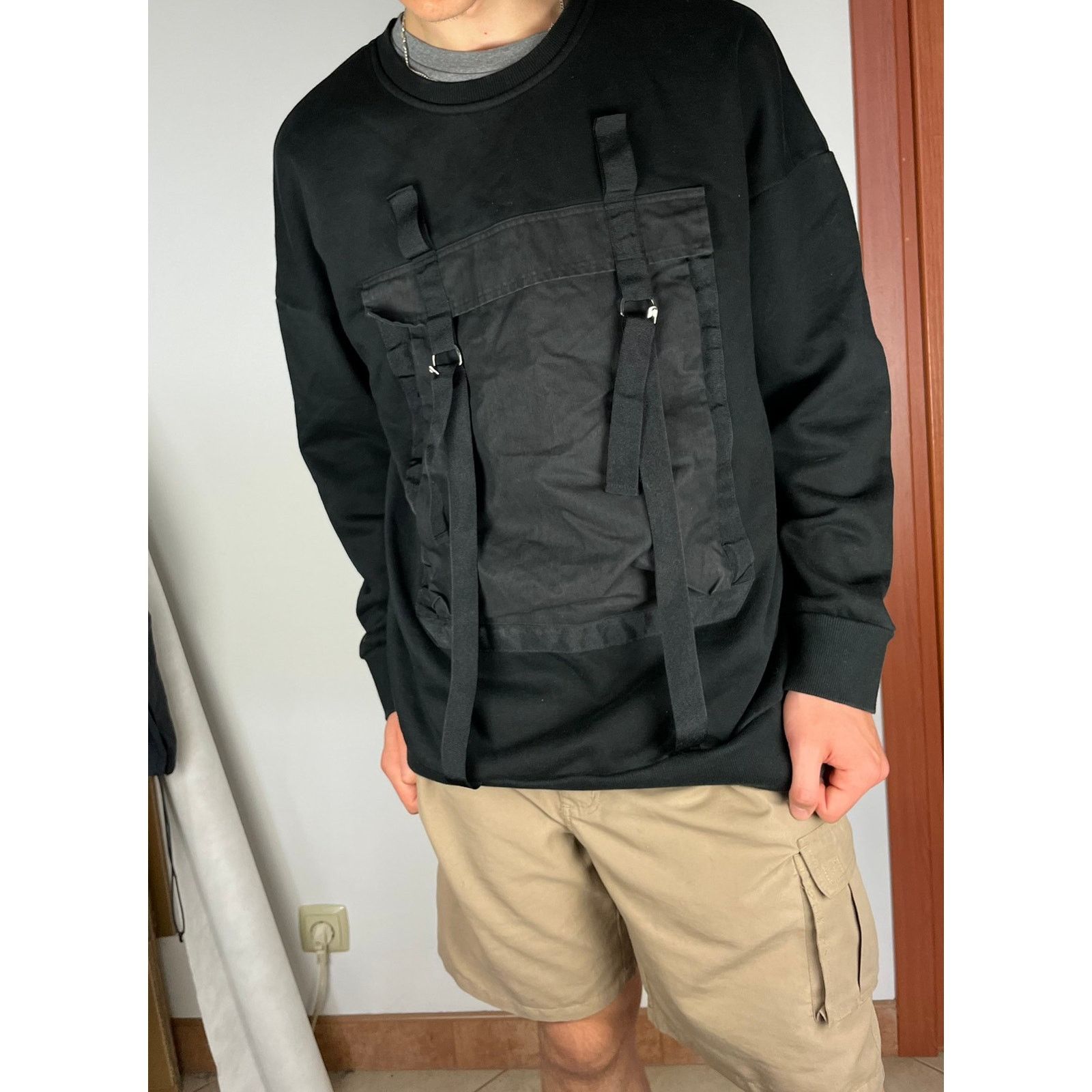 Japanese Brand Yosqi London Techwear Crewneck Sweatshirt Size US M / EU 48-50 / 2 - 2 Thumbnail