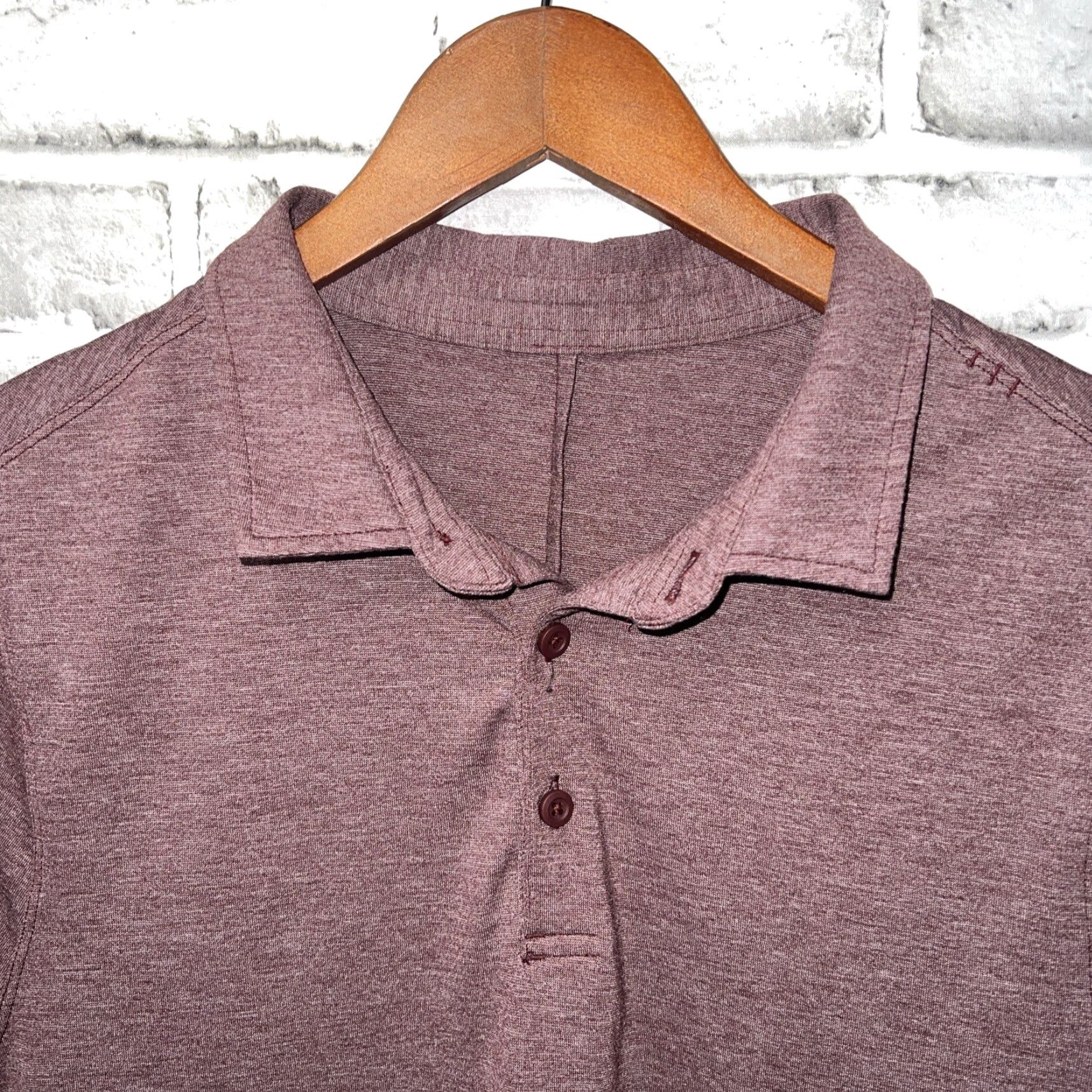 Lululemon VINTAGE Lululemon Polo Shirt Mens Small Red Casual Classic 90s Size US S / EU 44-46 / 1 - 2 Thumbnail