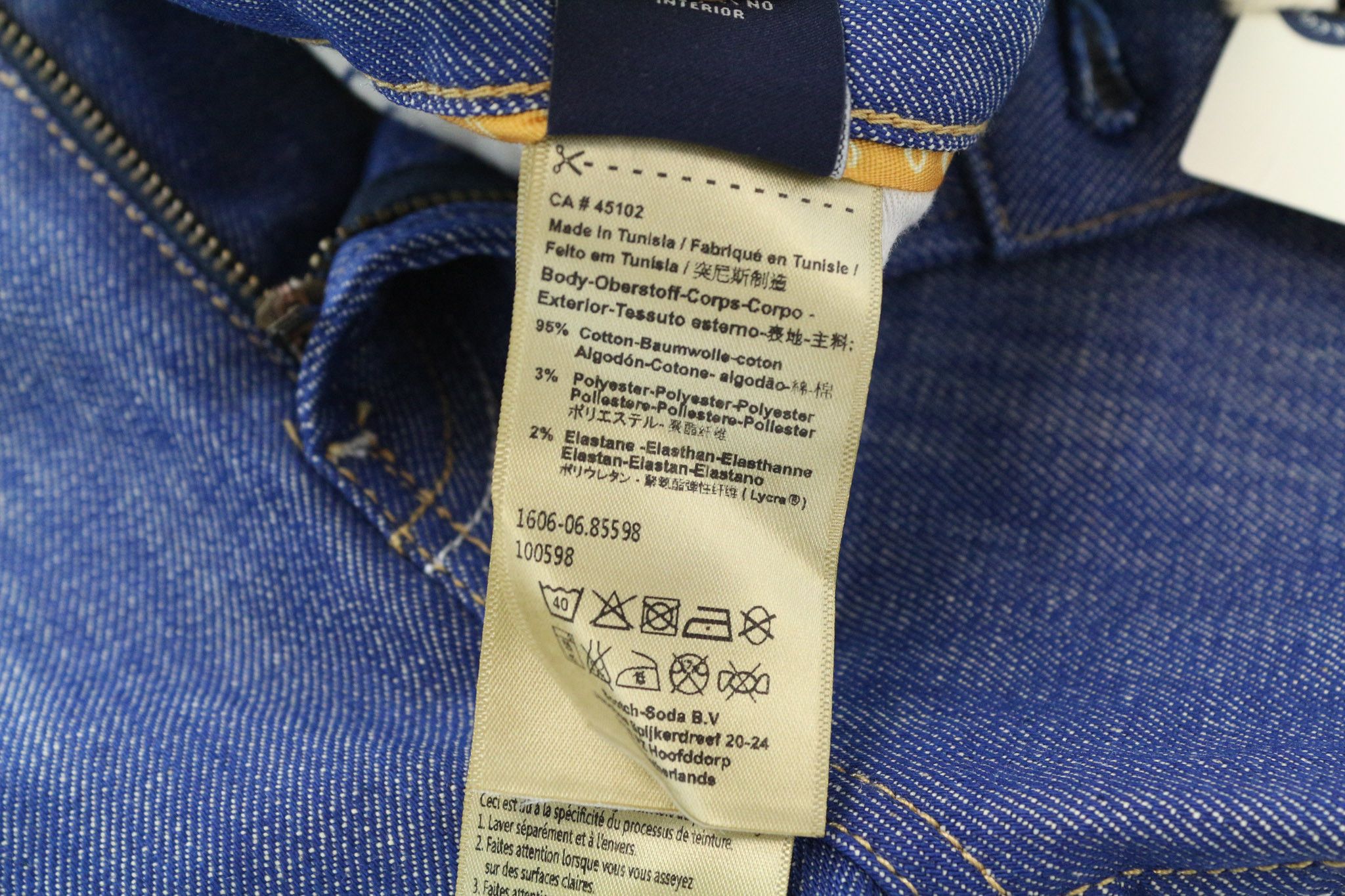 Scotch & Soda SKIM W31/L34 Blue Skinny Stretch Jeans 74283 Size US 31 - 7 Thumbnail