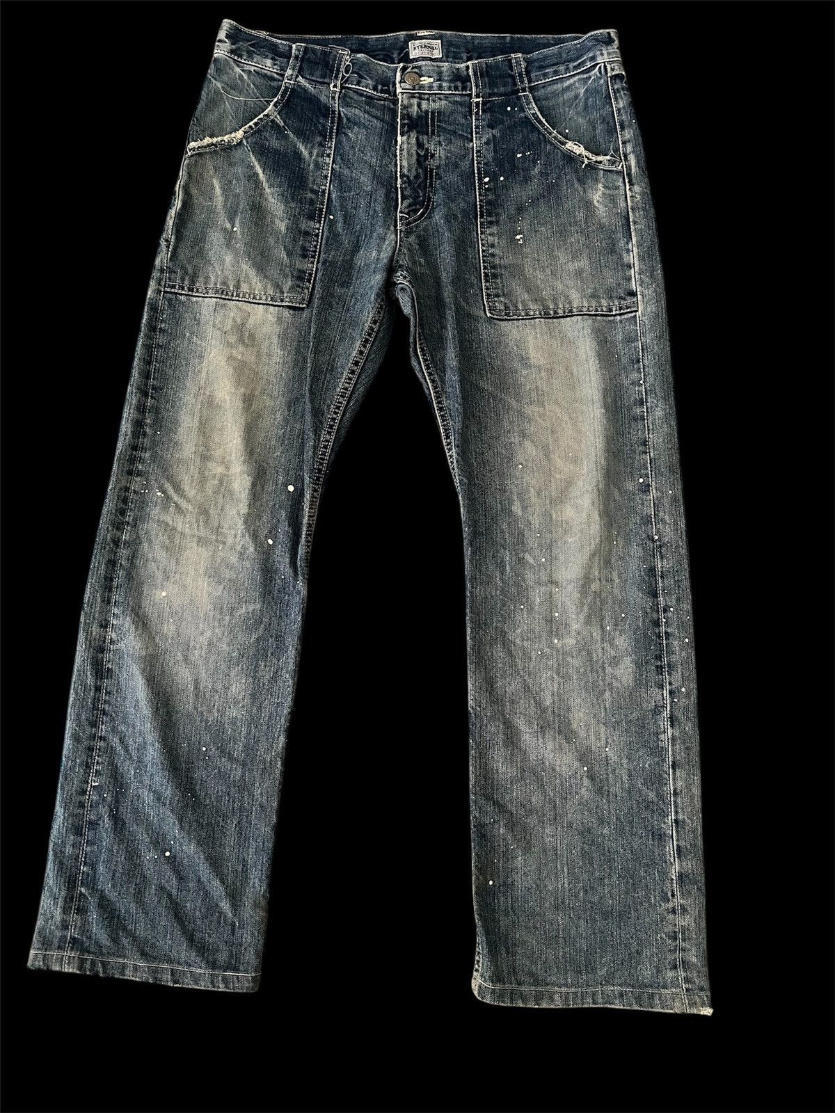 Eternal × Japanese Brand × Vintage Baggy Eternal Workwear Denim Size US 34 / EU 50 - 1 Thumbnail