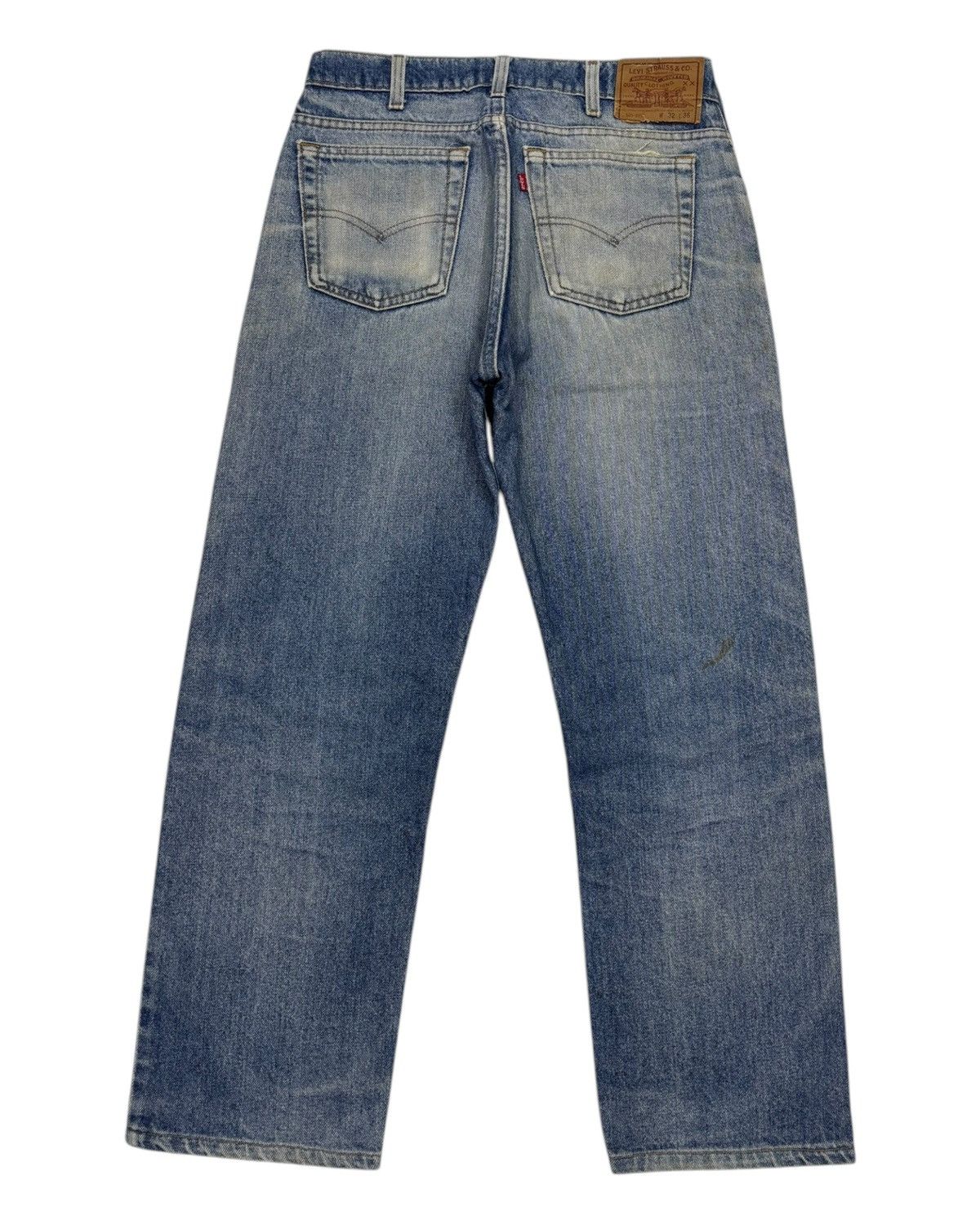 Levi's × Vintage 🔥Vintage Levis 505 Blue Wash Distressed Denim Jeans Size US 30 / EU 46 - 8 Thumbnail