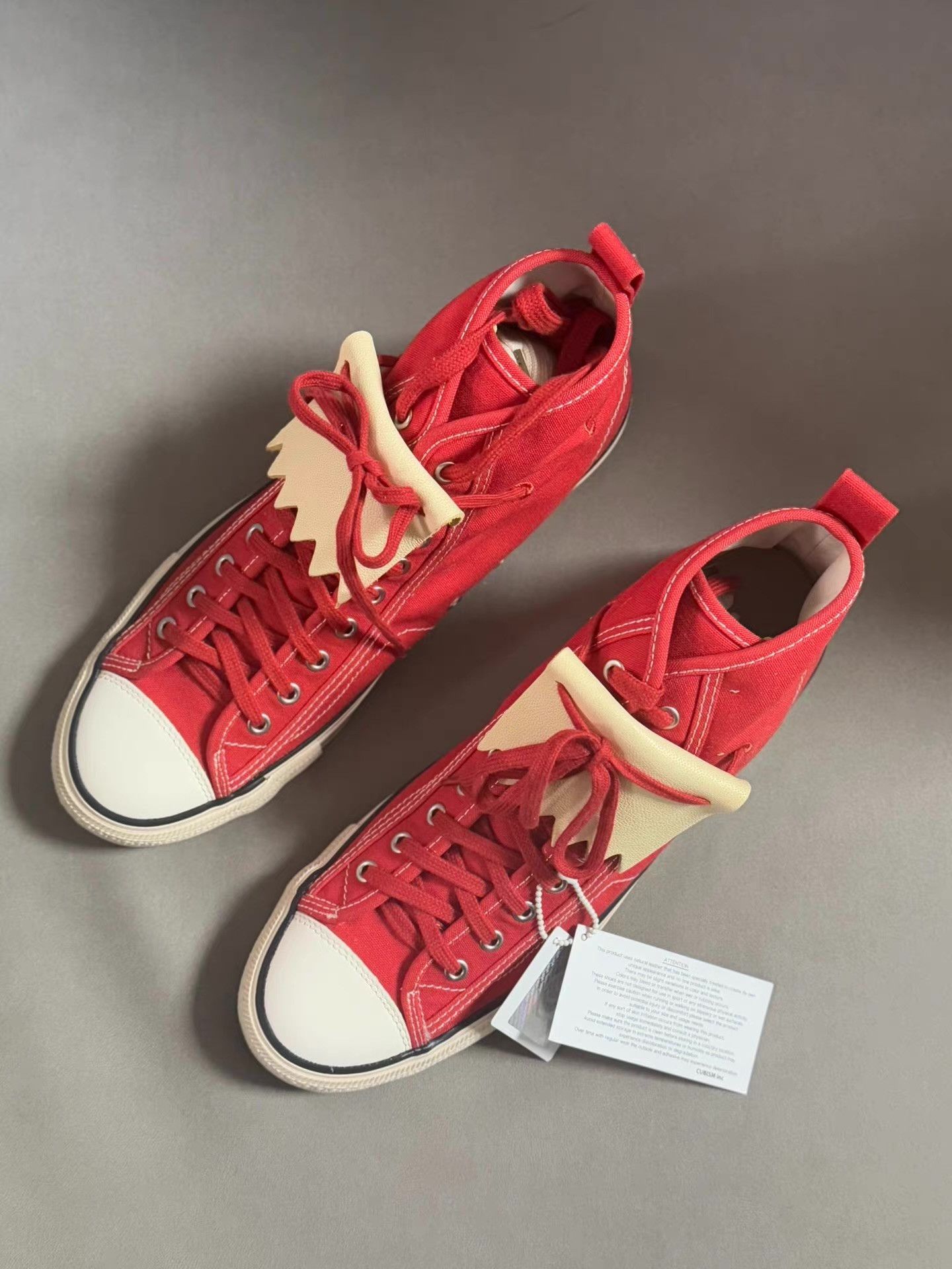 Visvim Visvim 18SS Skagway Hi Kiltie White & Red Ｑ20 Size US 10 / EU 43 - 1 Thumbnail