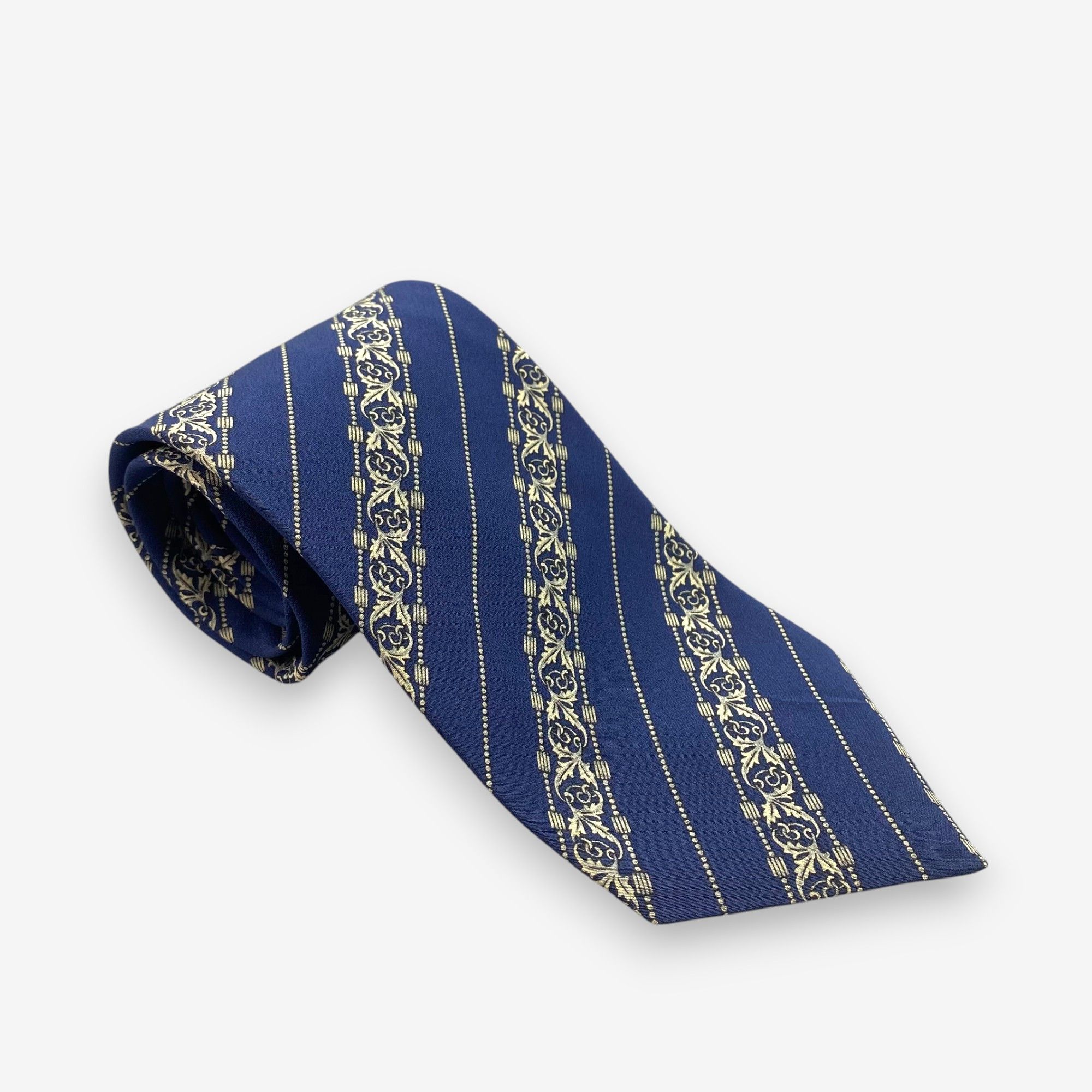 Japanese Brand Vintage Christian Dior SILK Necktie Cravate Pure Silk Size ONE SIZE - 2 Thumbnail