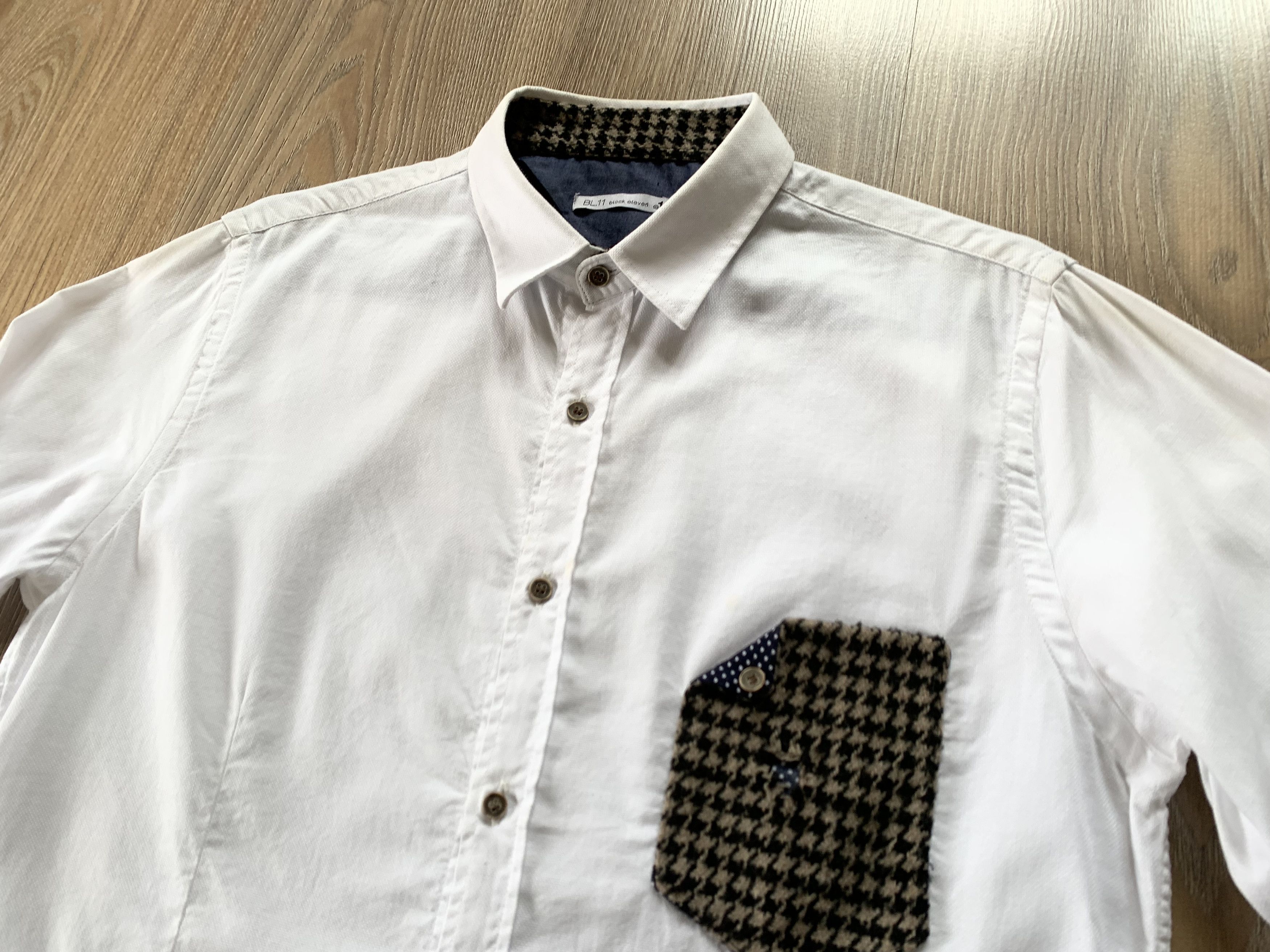 Vintage Block Eleven Cotton Long Sleeve Shirt Size US S / EU 44-46 / 1 - 4 Thumbnail