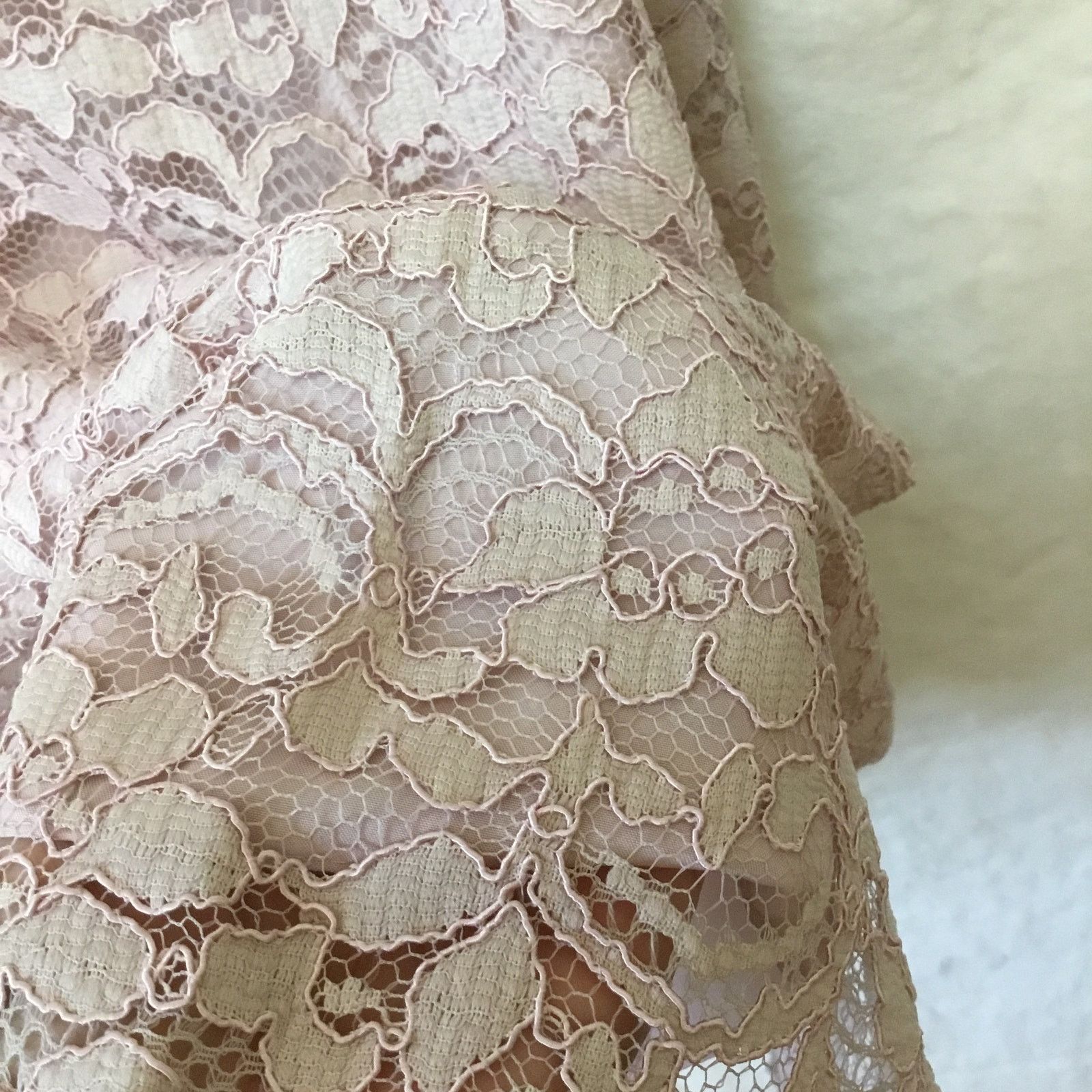 Other David's Bridal Strapless Lace Dress Size XS / US 0-2 / IT 36-38 - 6 Thumbnail