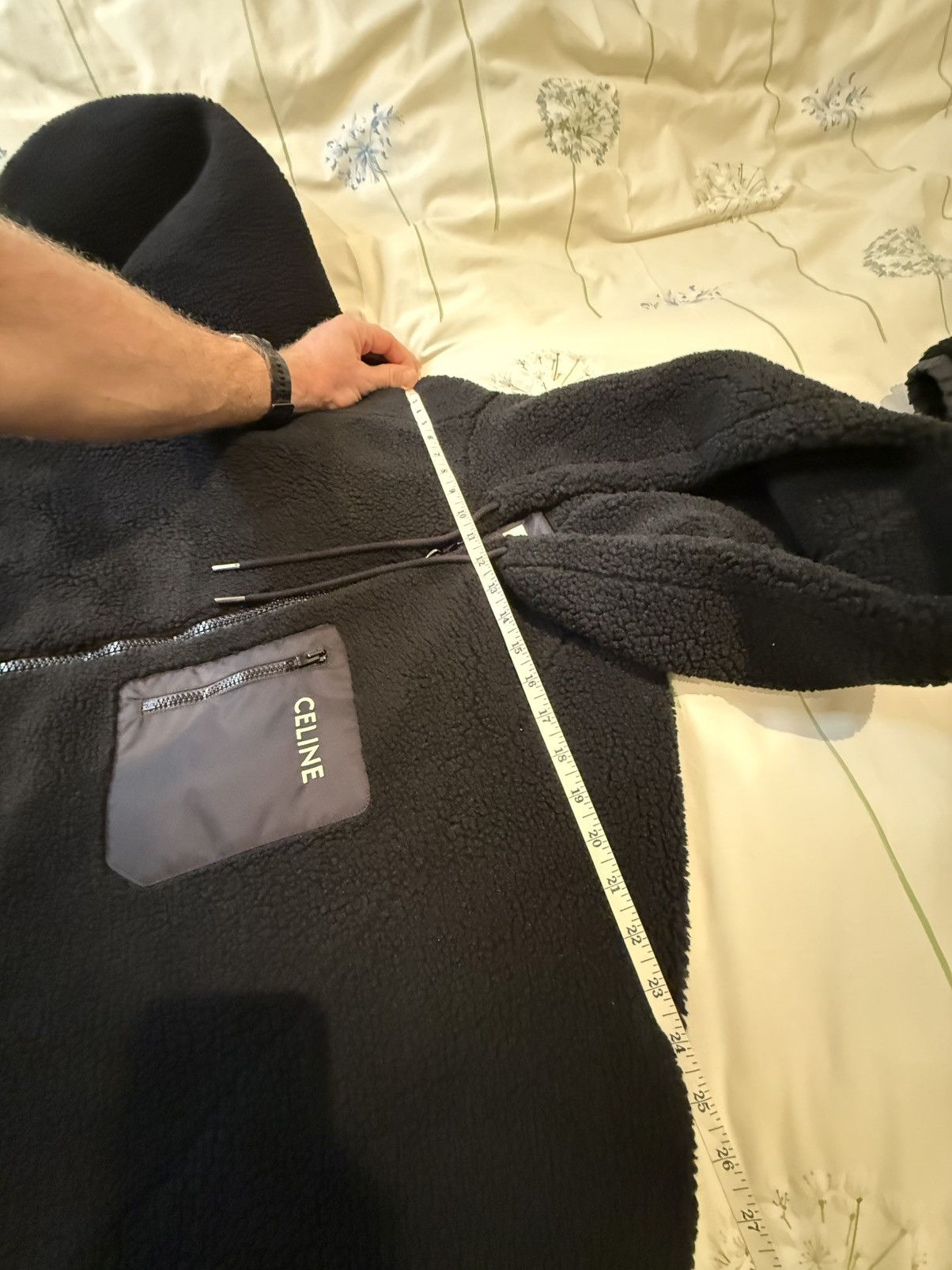 Celine $2.35k 🤑 FW24 Celine logo black fleece jacket Hedi grail M Size US M / EU 48-50 / 2 - 5 Thumbnail