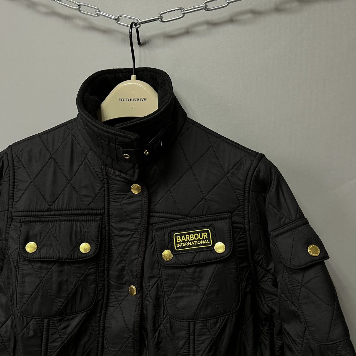 Barbour BARBOUR INTERNATIONAL Polar Quilted Jacket Belted Black Size M / US 6-8 / IT 42-44 - 4 Thumbnail