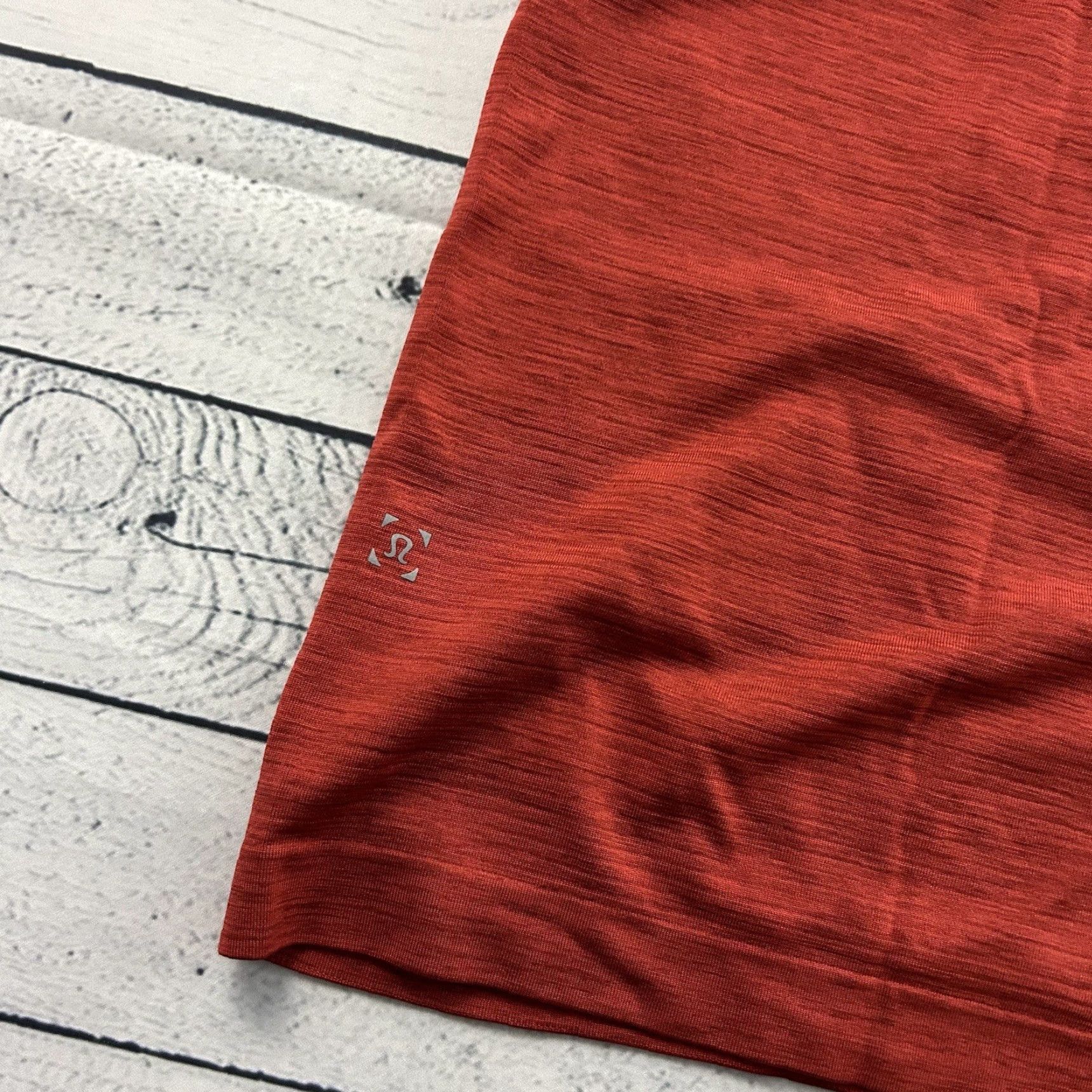 Lululemon Lululemon Metal Vent Tech Short Sleeve T-Shirt Men XL Orange Red Athletic Running Jogging Shirt Size US XL / EU 56 / 4 - 5 Thumbnail