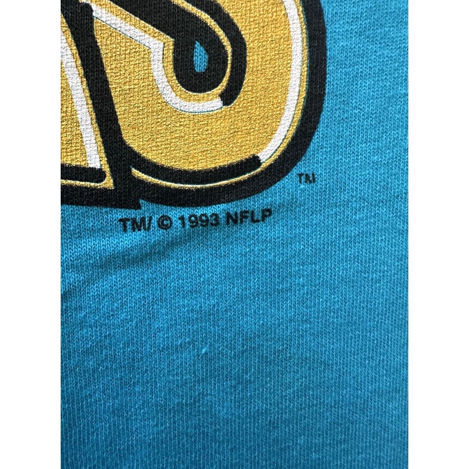 Salem Sportswear VTG 90s Salem Jacksonville Jaguars Banned Logo Tee Men's Graffiti Sz Medium NWOT Size US M / EU 48-50 / 2 - 4 Thumbnail