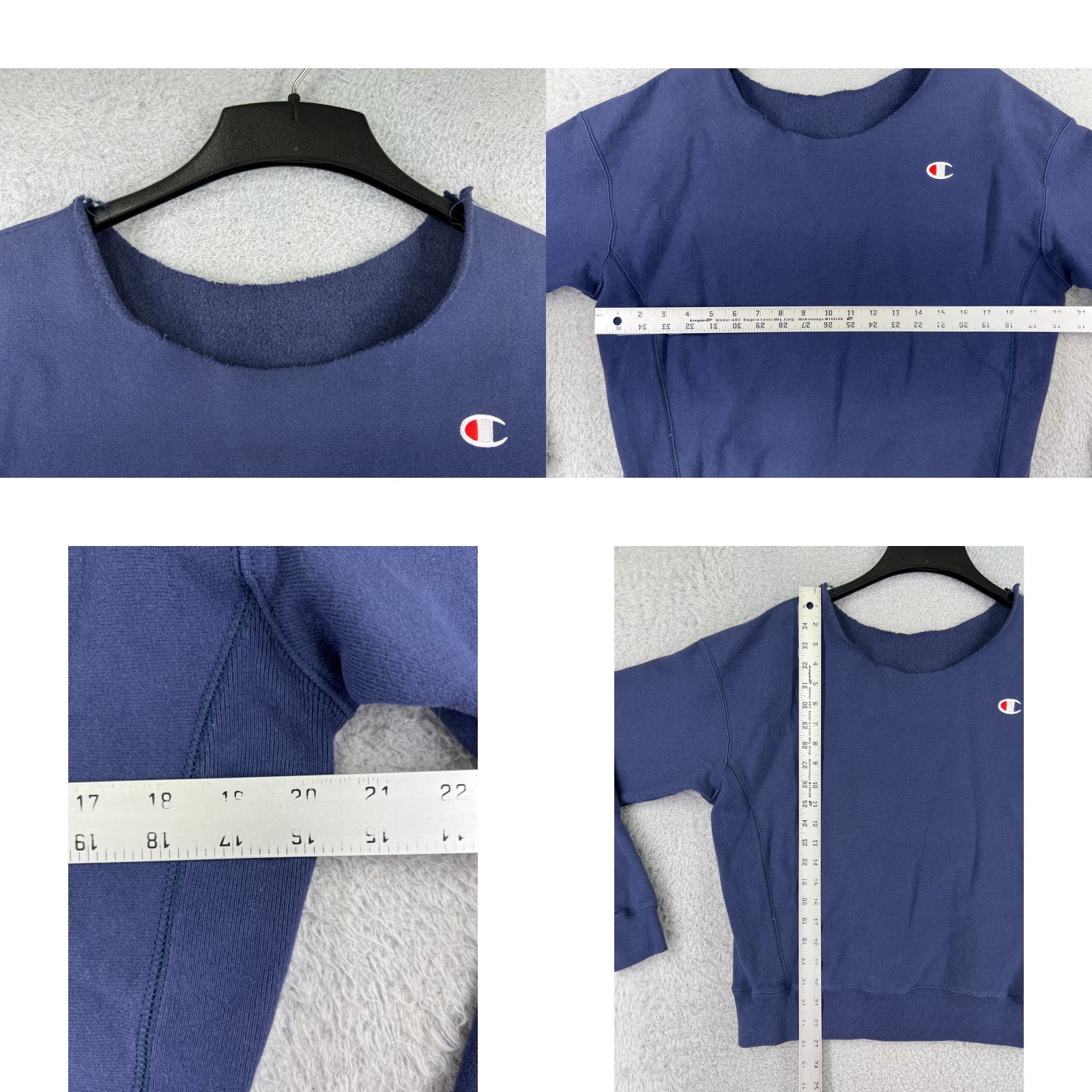 Champion VINTAGE Champion Sweater Womens Adult Medium Blue Cotton Blend Crew Neck 80s Size M / US 6-8 / IT 42-44 - 8 Thumbnail