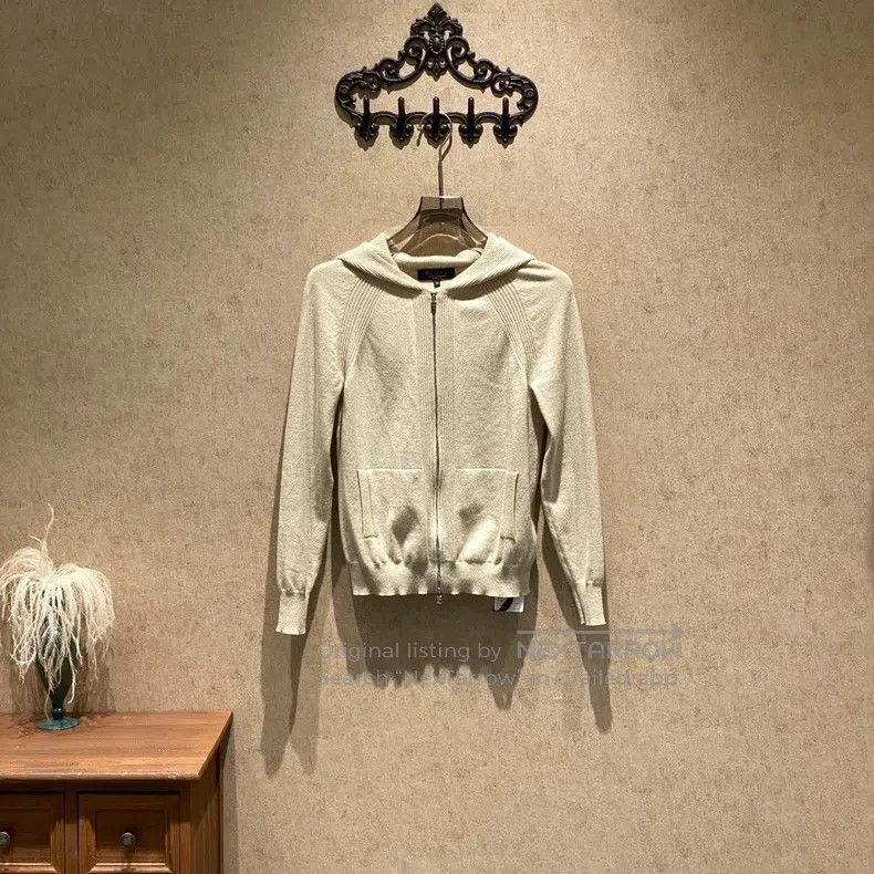 Loro Piana Loro Piana Merano Oatmeal Cashmere Knit Coat Size XS / US 0-2 / IT 36-38 - 1 Thumbnail