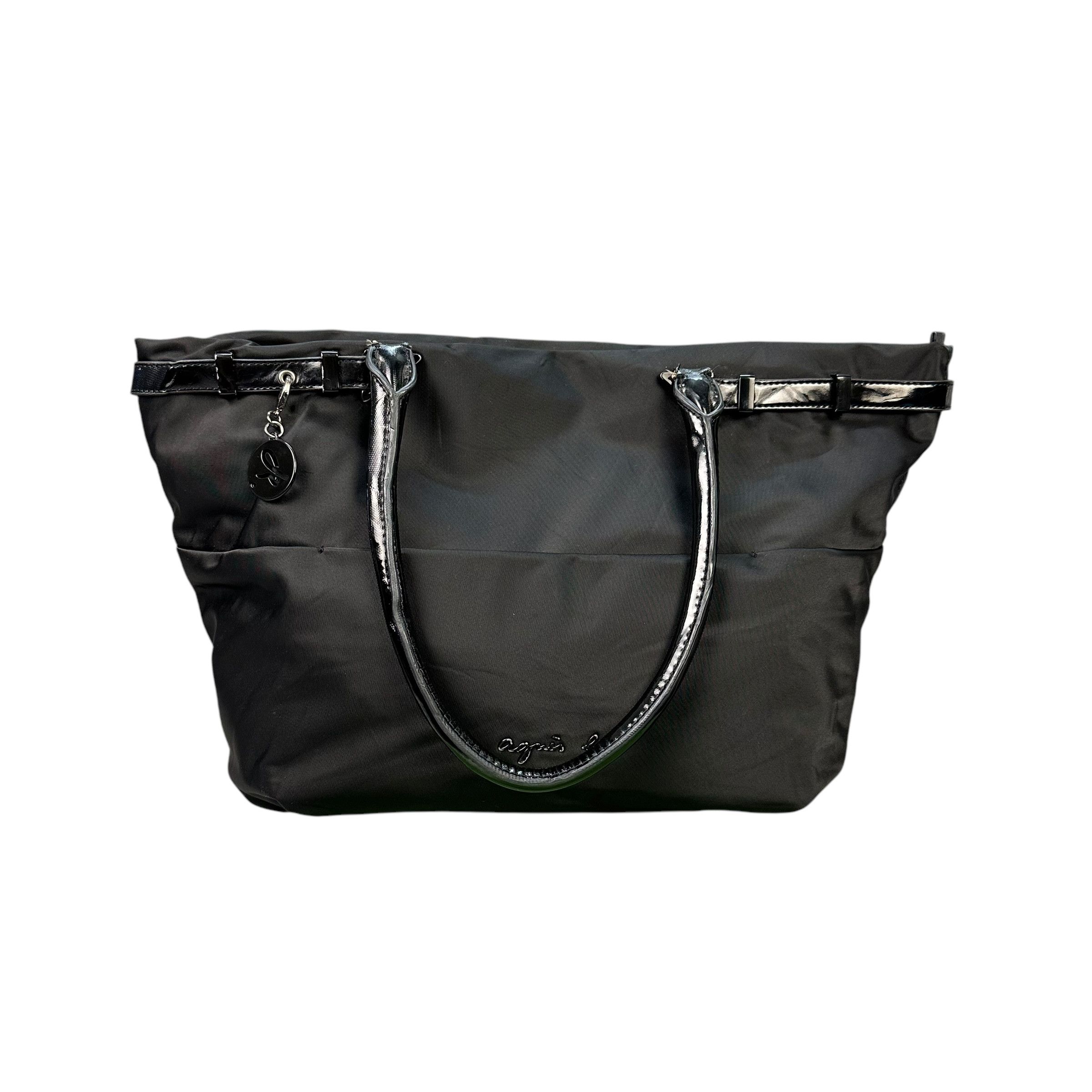 agnes b. agnes b. Voyage Black Nylon Shoulder Tote Bag Size ONE SIZE - 2 Thumbnail