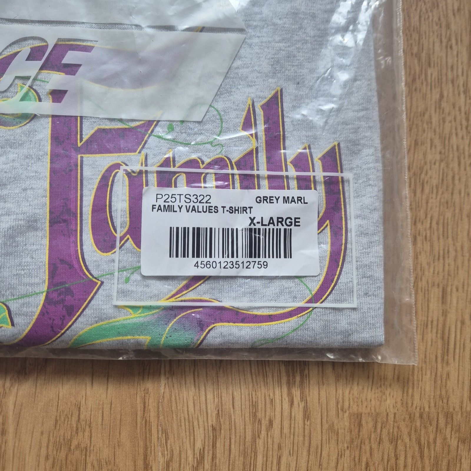 Palace Palace Family Values Tee Grey XL Brand New FW23 Size US XL / EU 56 / 4 - 2 Thumbnail
