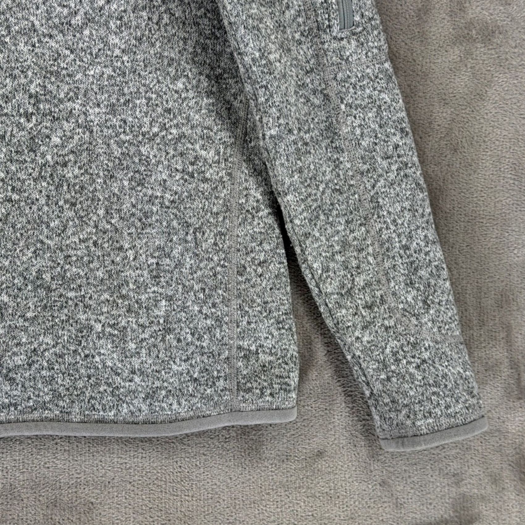 Patagonia Patagonia Better Sweater 1/4 Zip Pullover Womens Small Grey Heather 25617 SP16 Jacket Sweater Size S / US 4 / IT 40 - 6 Thumbnail