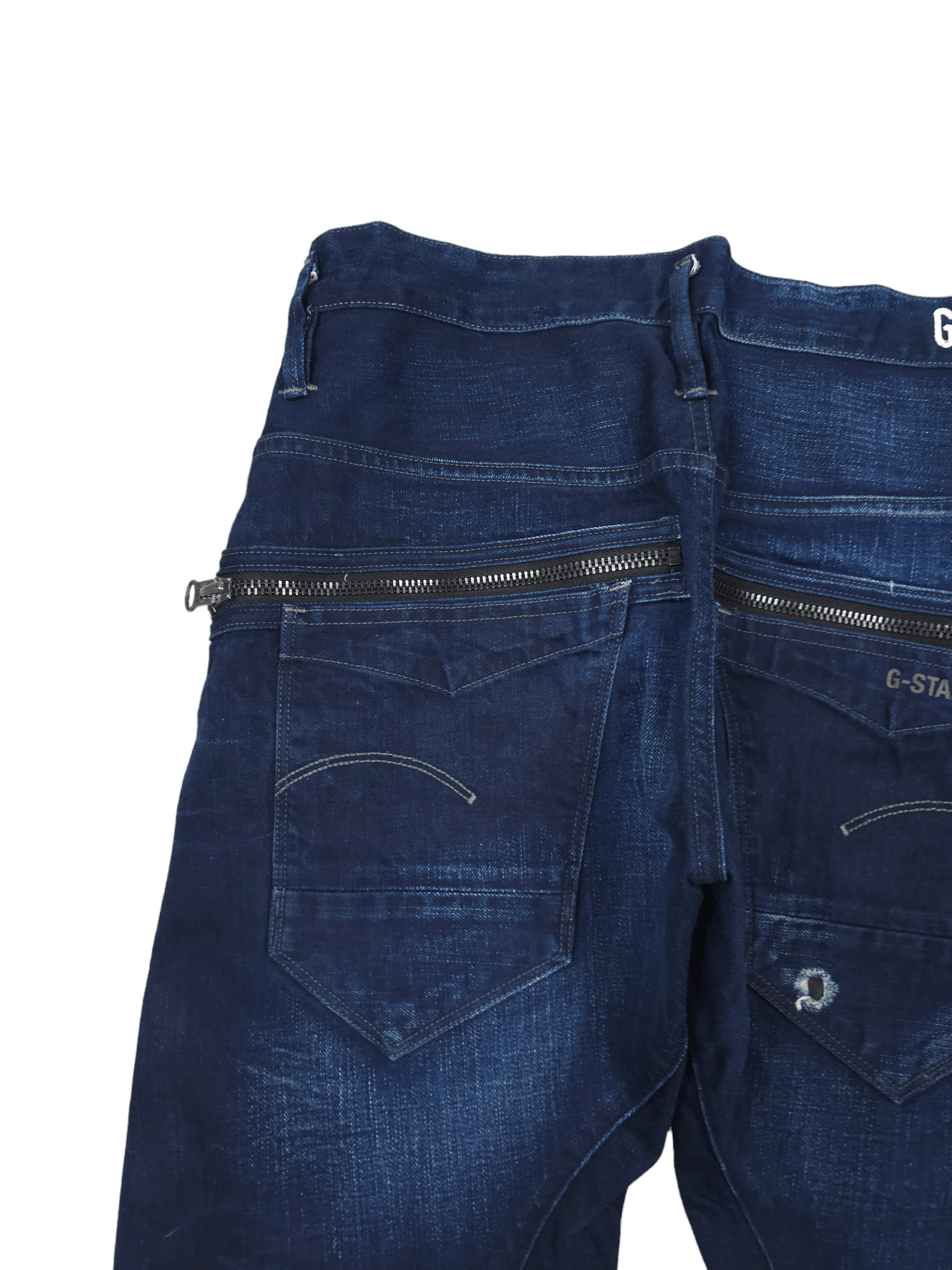 G-Star 💎 G-STAR RAW 30/30 3D Slim Navy Painter Denim Jeans Size US 30 / EU 46 - 10 Thumbnail