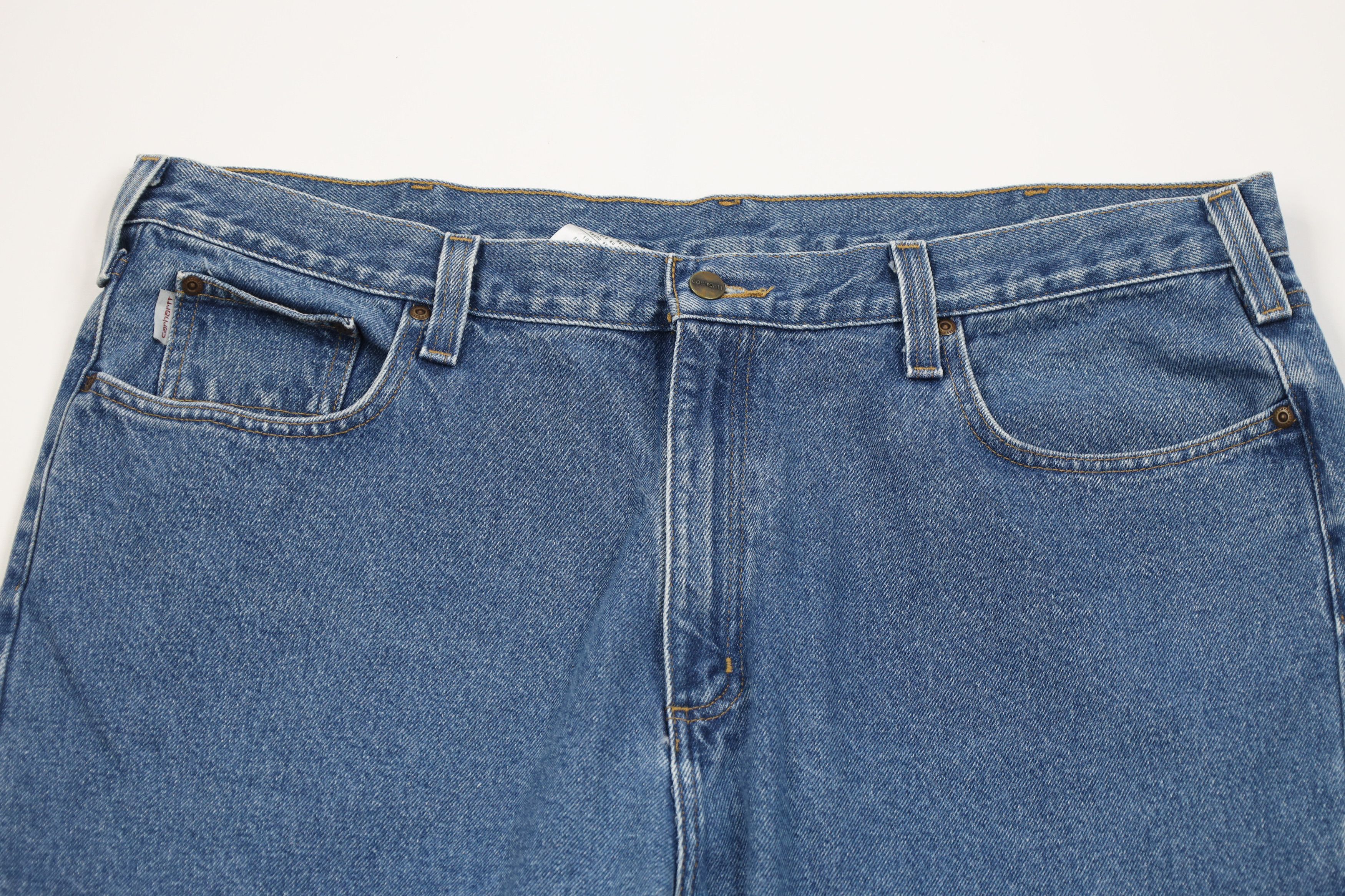 Carhartt Vintage Y2K Carhartt Relaxed Fit Wide Leg Denim Jeans Blue Size US 42 / EU 58 - 2 Thumbnail