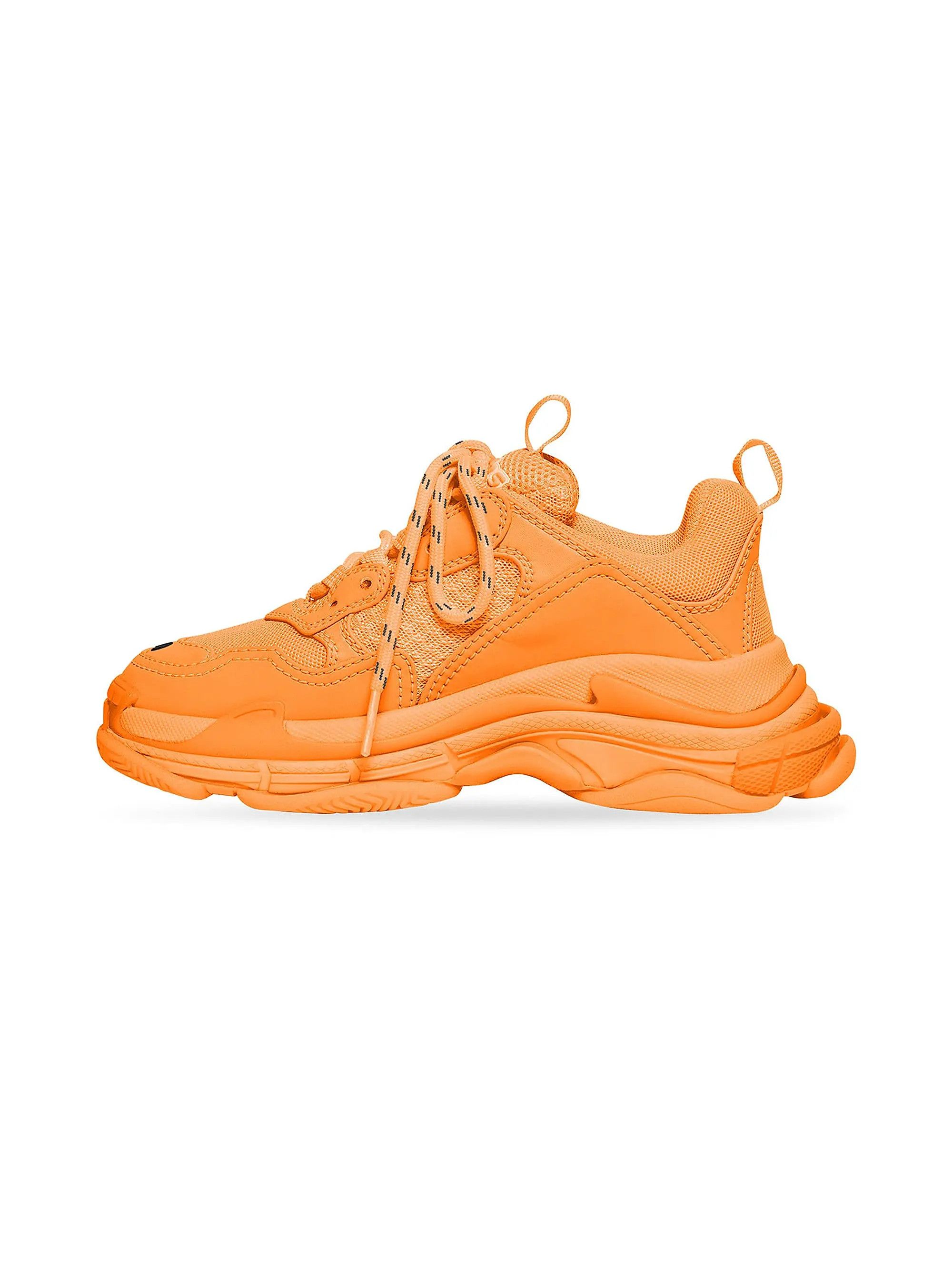 Balenciaga o1la1rc1a0625 Size: KIDS 26 / Triple S Sneakers Fluo Orange Size US 5 / EU 37 - 4 Thumbnail