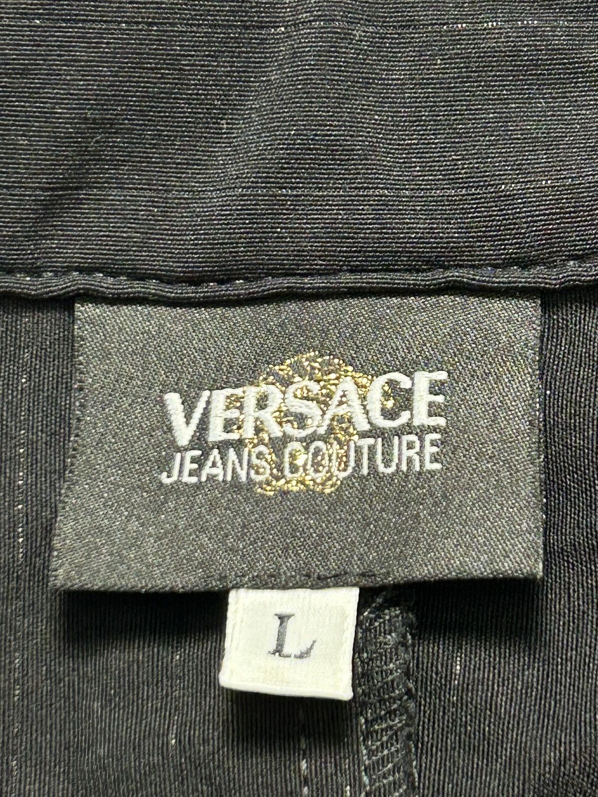Versace × Versace Jeans Couture Women’s Versace Jeans Couture Jacket & Pants Cropped Suit Size L / US 10 / IT 46 - 8 Thumbnail