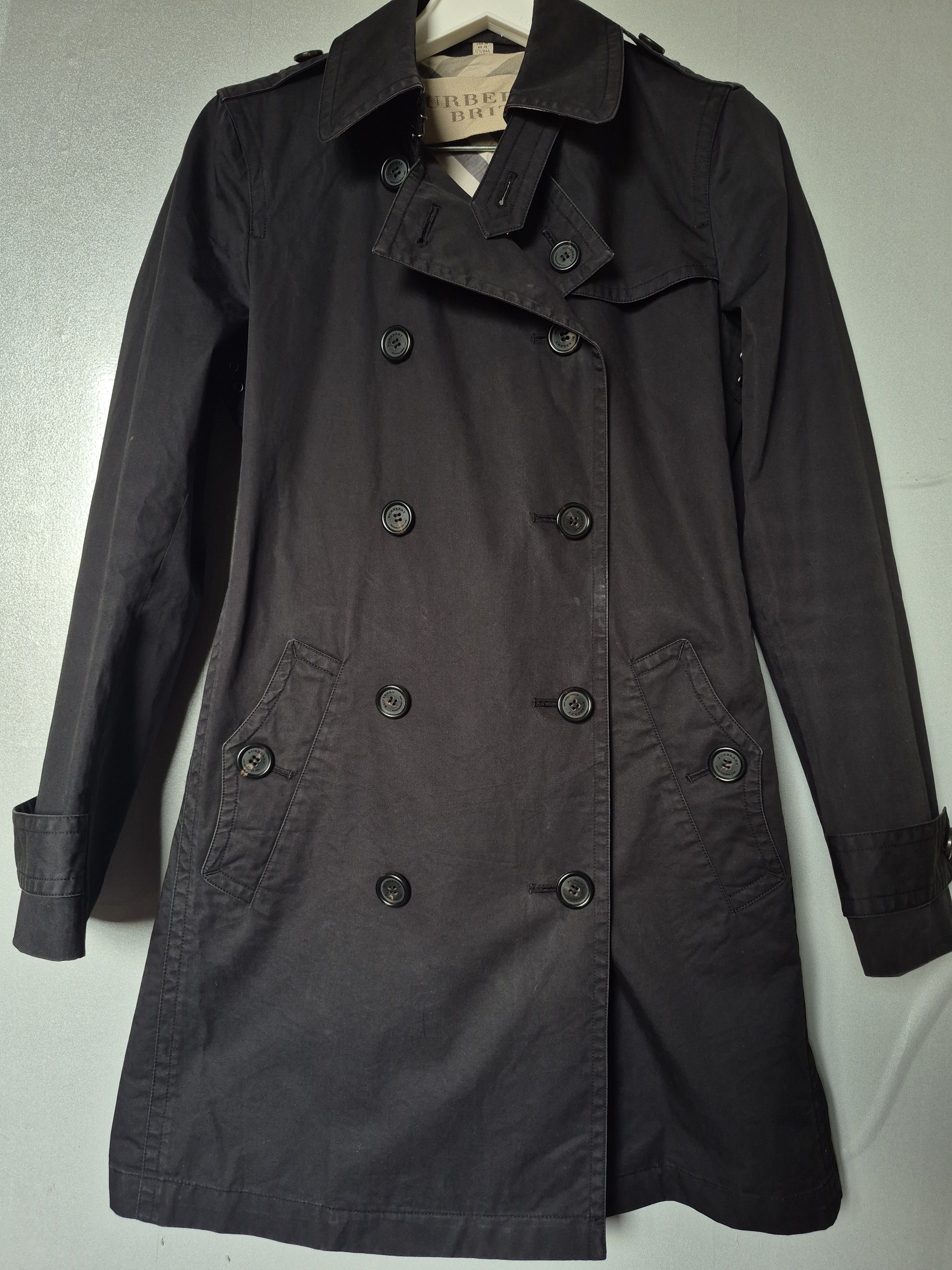 Burberry Women’s Burberry Brit Trench Coat Black Size UK 8 USA 6 Size M / US 6-8 / IT 42-44 - 1 Thumbnail
