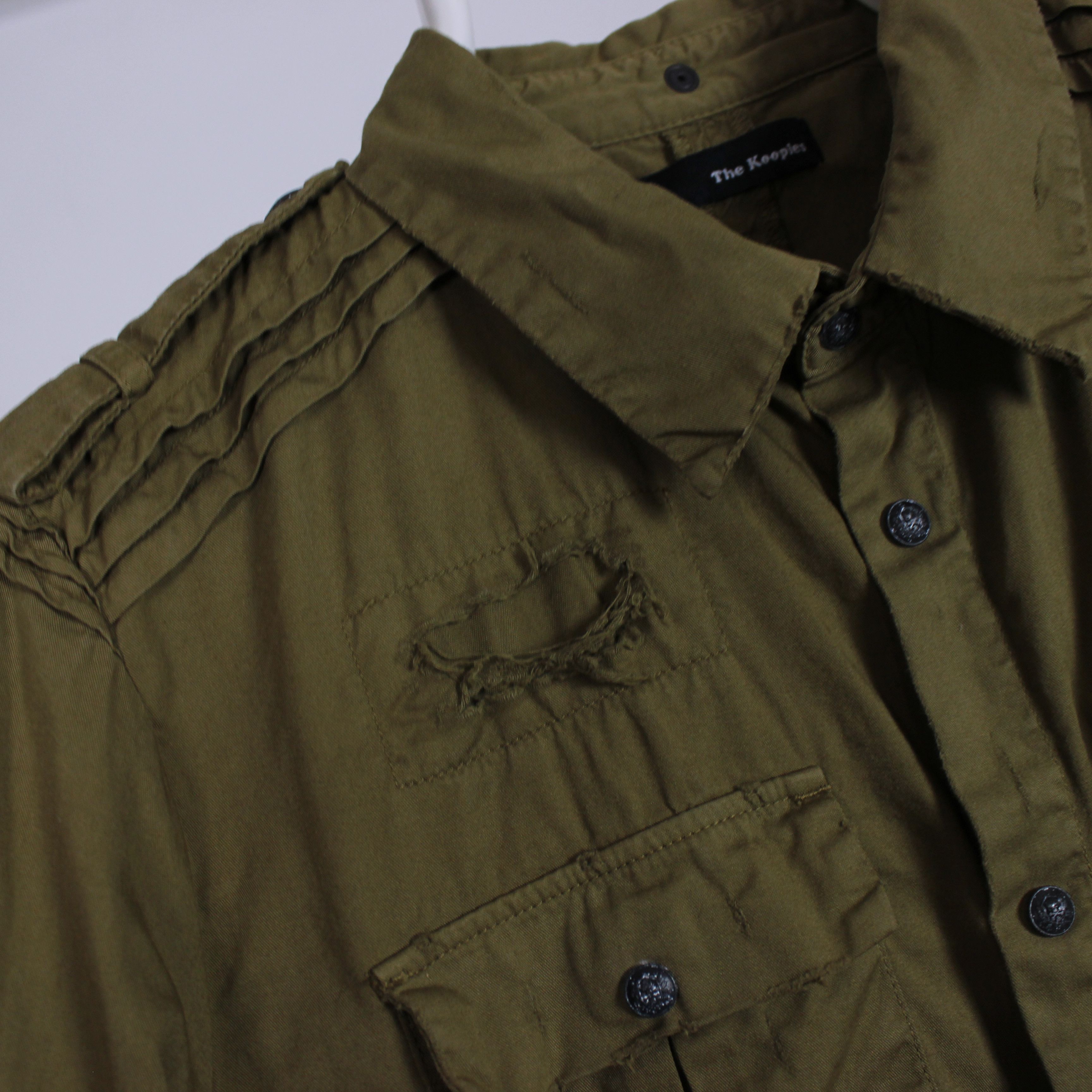 The Kooples The Kooples vintage men jacket military olive green L XL Size US L / EU 52-54 / 3 - 5 Thumbnail