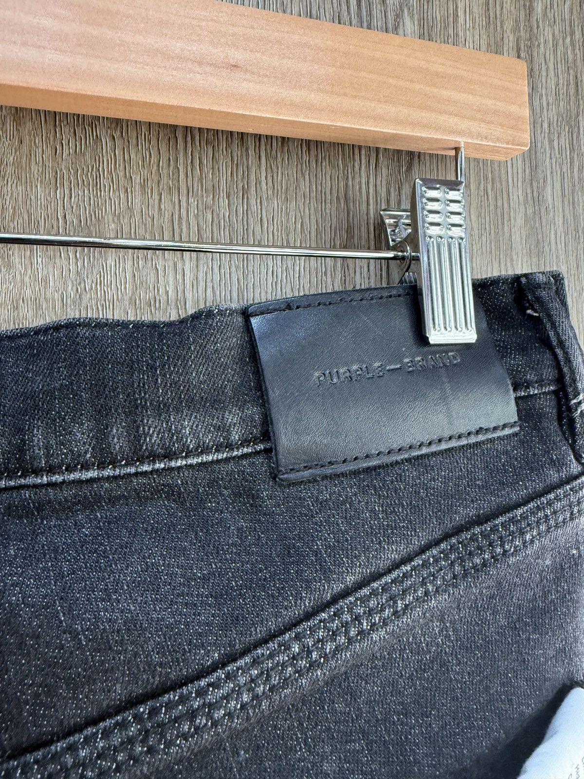 Purple Purple Black Denim Jeans Size US 29 - 8 Thumbnail