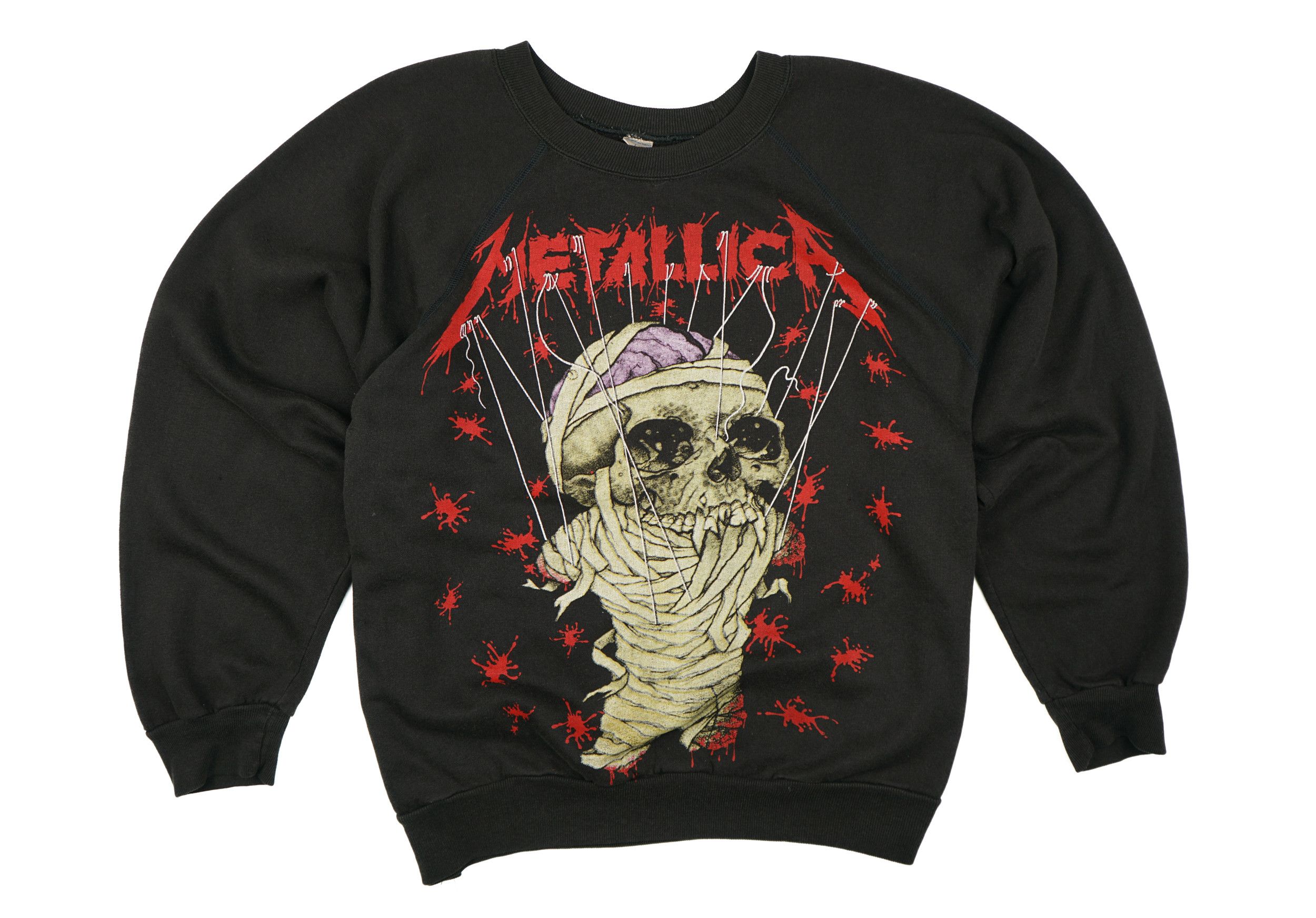 Band Tees × Vintage 1988 Metallica One Sweatshirt Size US L / EU 52-54 / 3 - 1 Thumbnail