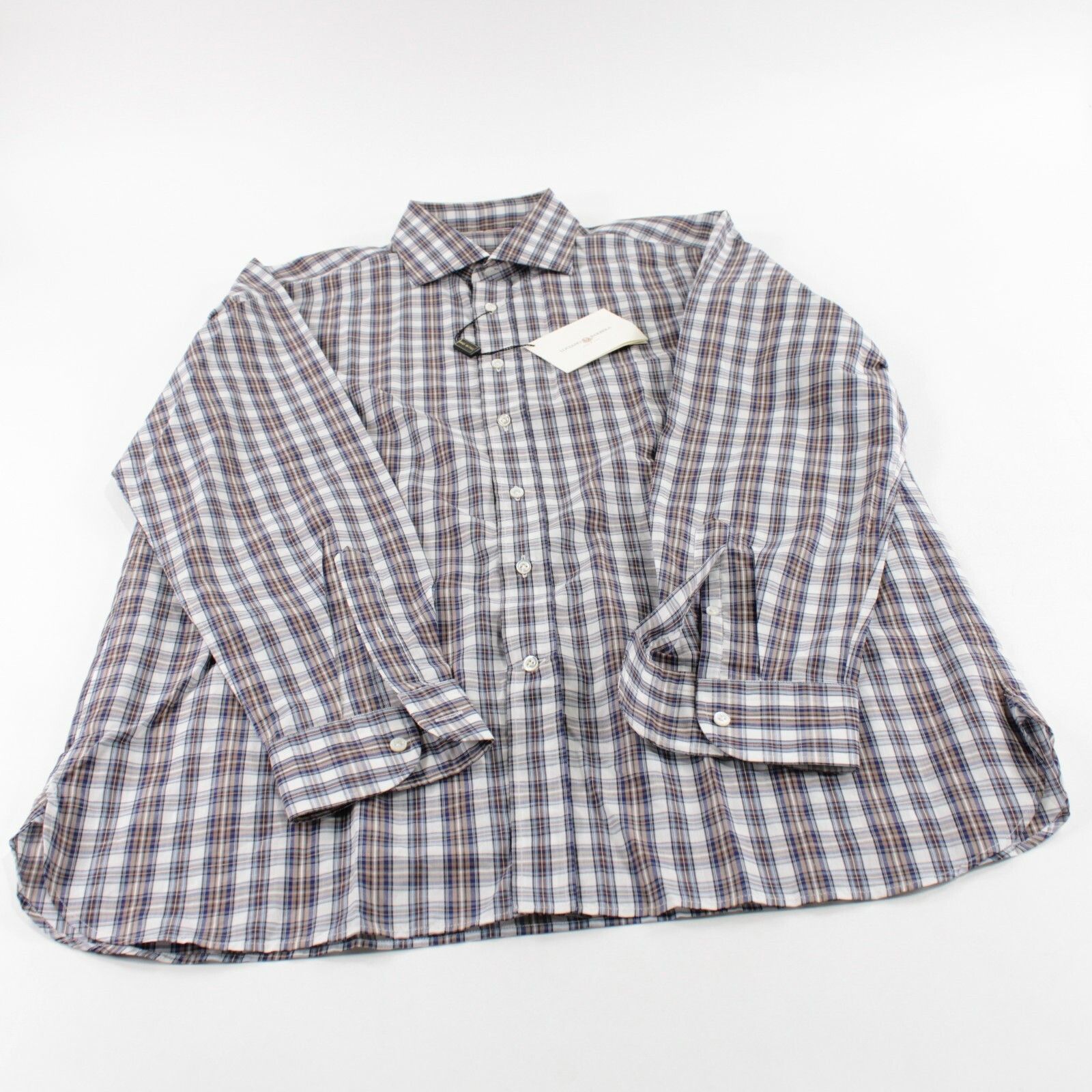 Luciano Barbera Luciano Barbera New with tags Shirt Size XL US In Brown Size US XL / EU 56 / 4 - 4 Thumbnail