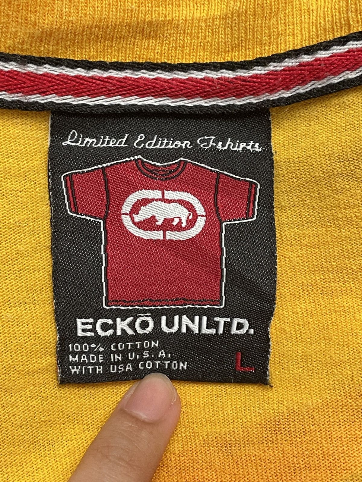 Ecko Unltd. × Rap Tees × Vintage Vintage Brand Ecko Unltd Baggy T-shirt 1990s Size US L / EU 52-54 / 3 - 10 Thumbnail