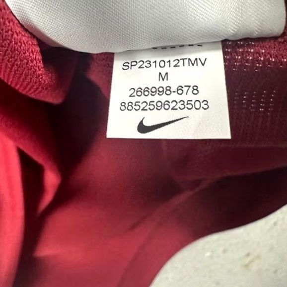 Nike Nike Golf Polo Shirt Mens M Red Dri-FIT Wicking Performance Short Sleeve Embroidered Swoosh Size US M / EU 48-50 / 2 - 7 Thumbnail