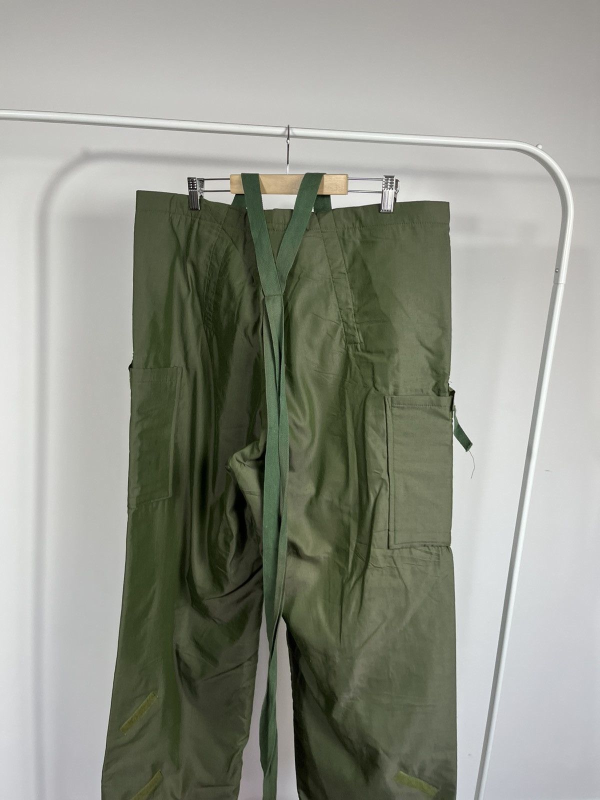 Other Vintage 1982 British Army NBC Mk3 Protective Trousers Green Size US 32 / EU 48 - 14 Thumbnail