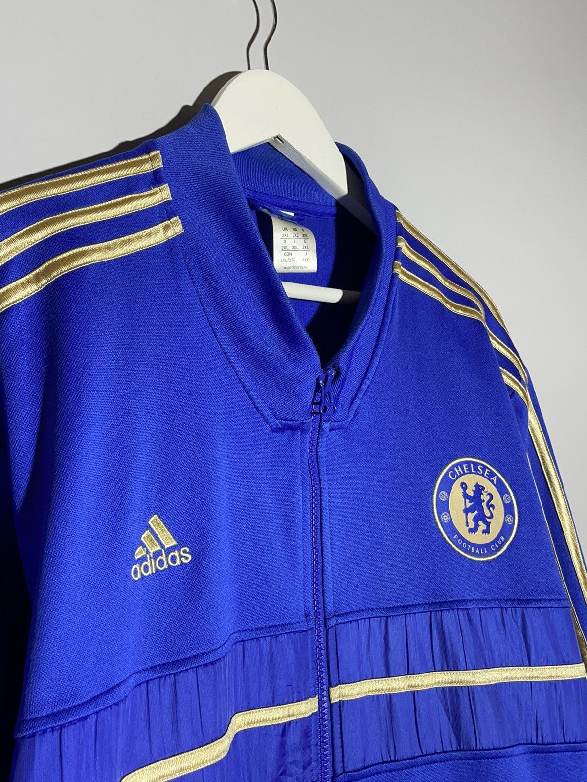 Adidas × Chelsea Soccer Chelsea Adidas 2012 Football Bomber Jacket Size US XXL / EU 58 / 5 - 4 Thumbnail