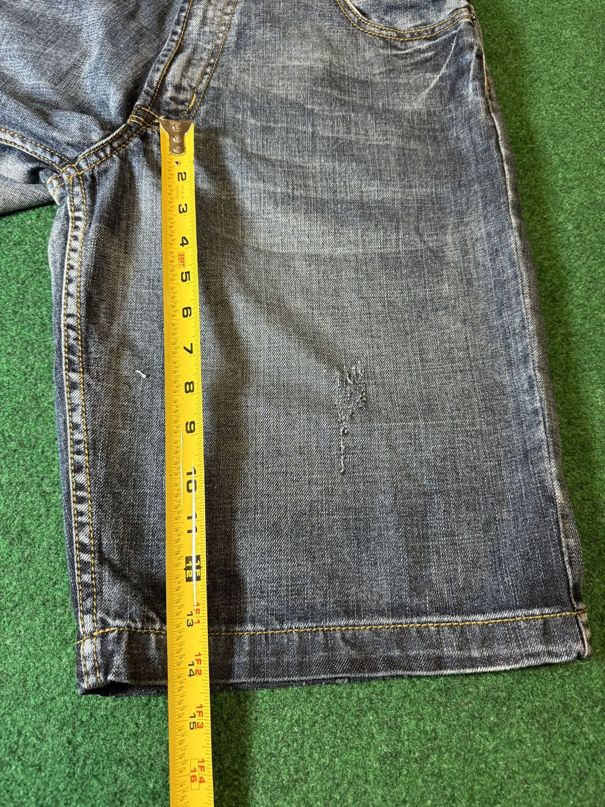 Other Y2K Baggy Jorts 14” Hip Hop Below Knee Denim Shorts Size US 34 / EU 50 - 5 Thumbnail